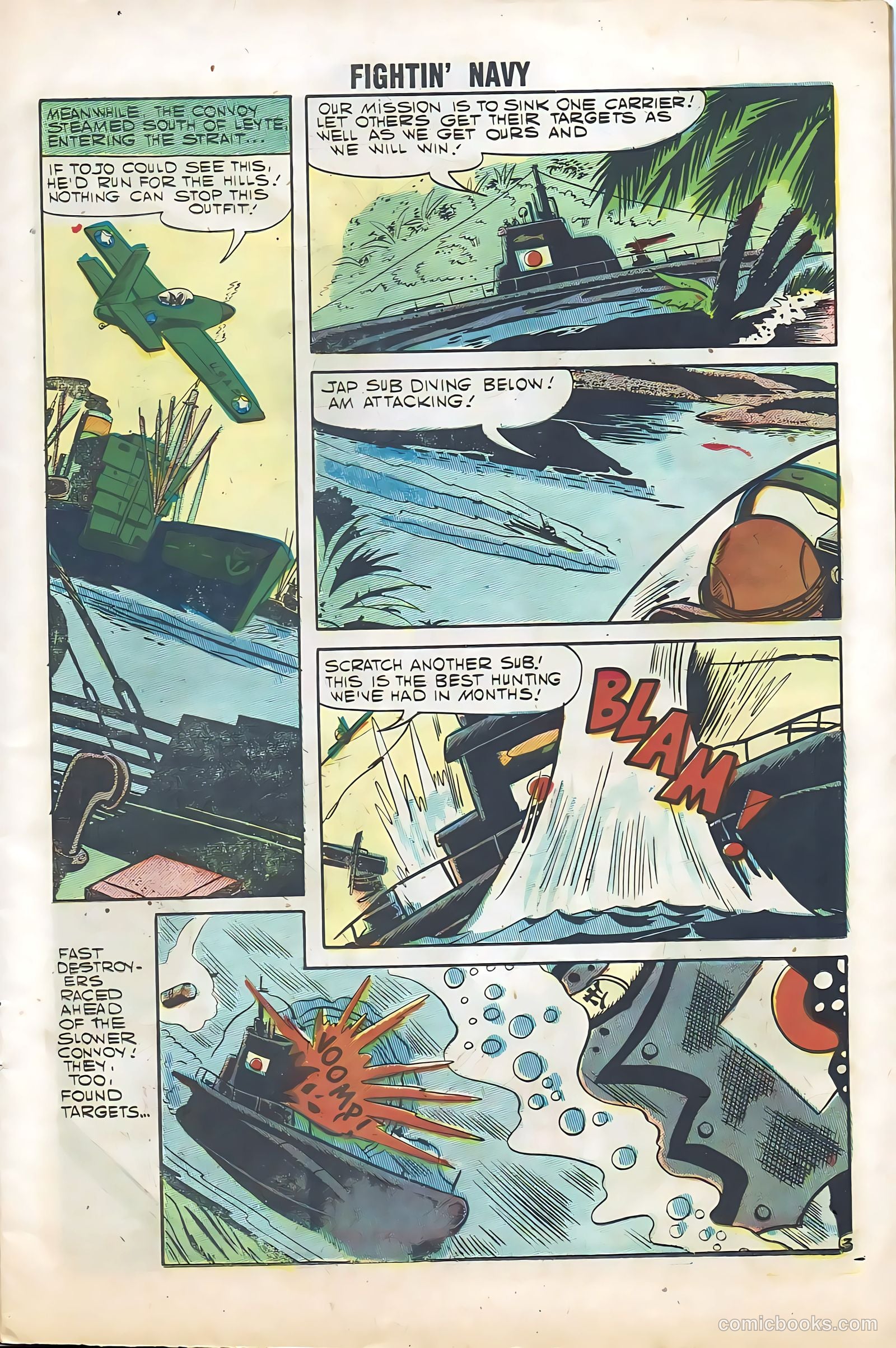 Fightin' Navy #81 (1957) — page 11 of 36