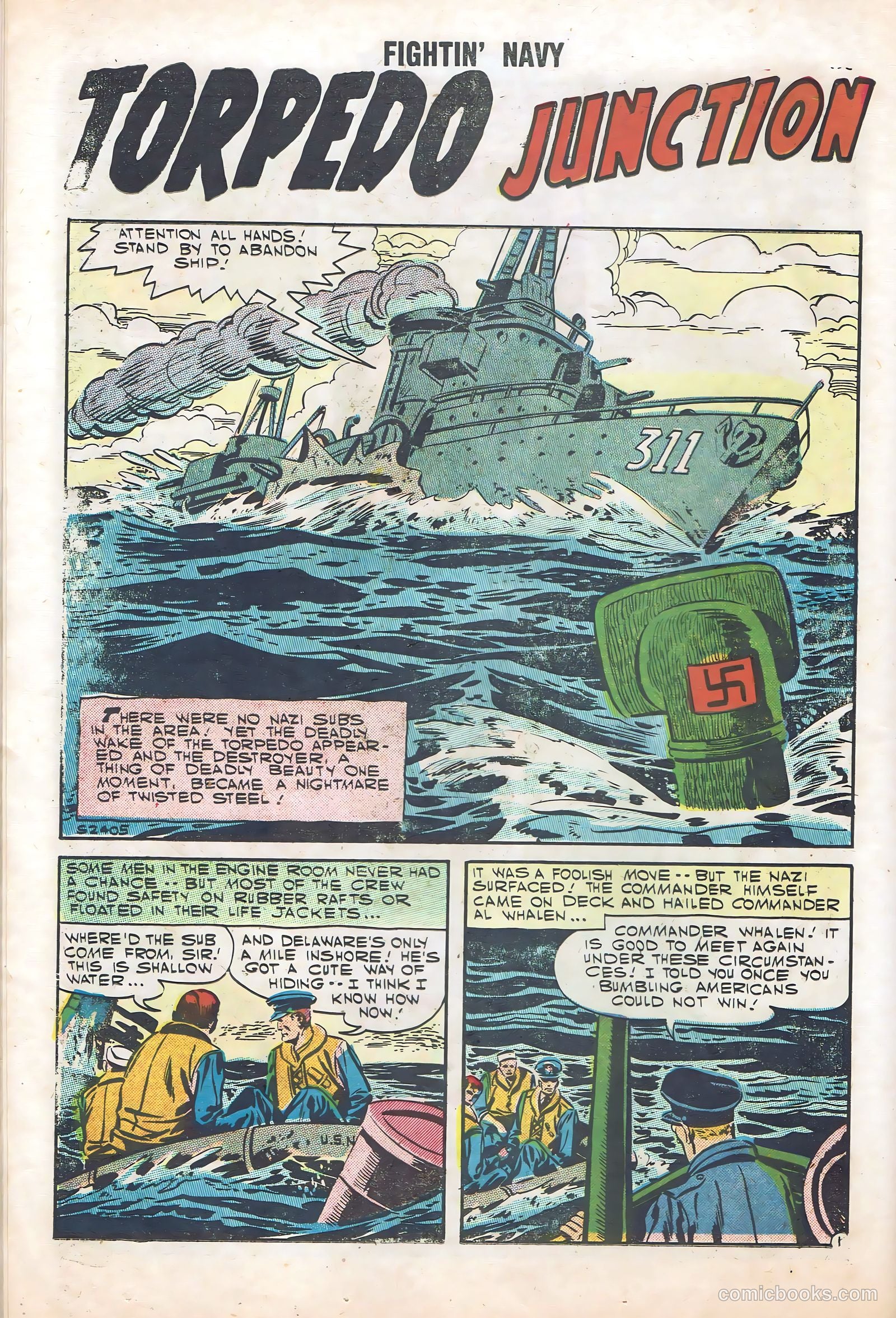 Fightin' Navy #81 (1957) — page 14 of 36