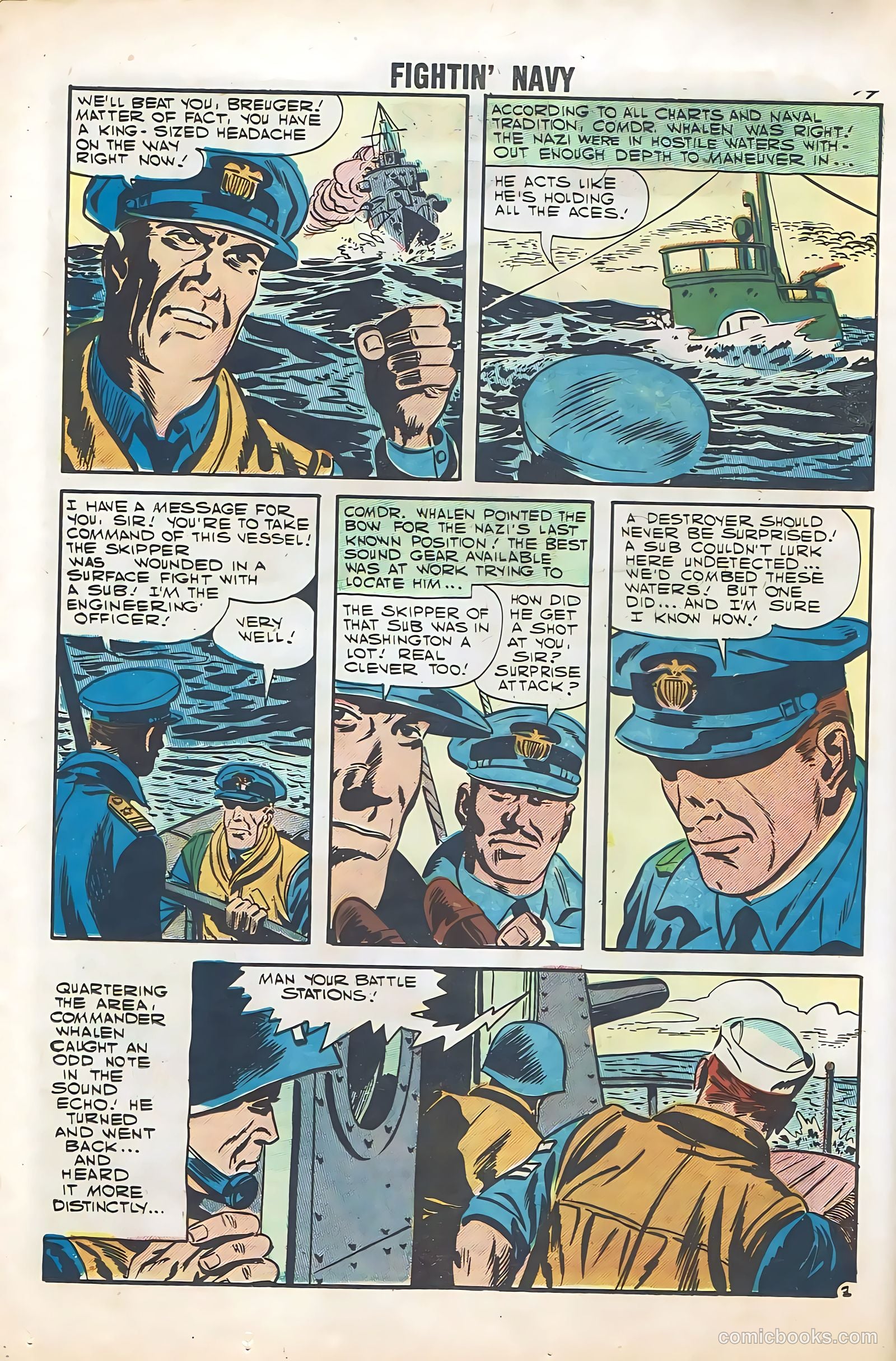 Fightin' Navy #81 (1957) — page 16 of 36