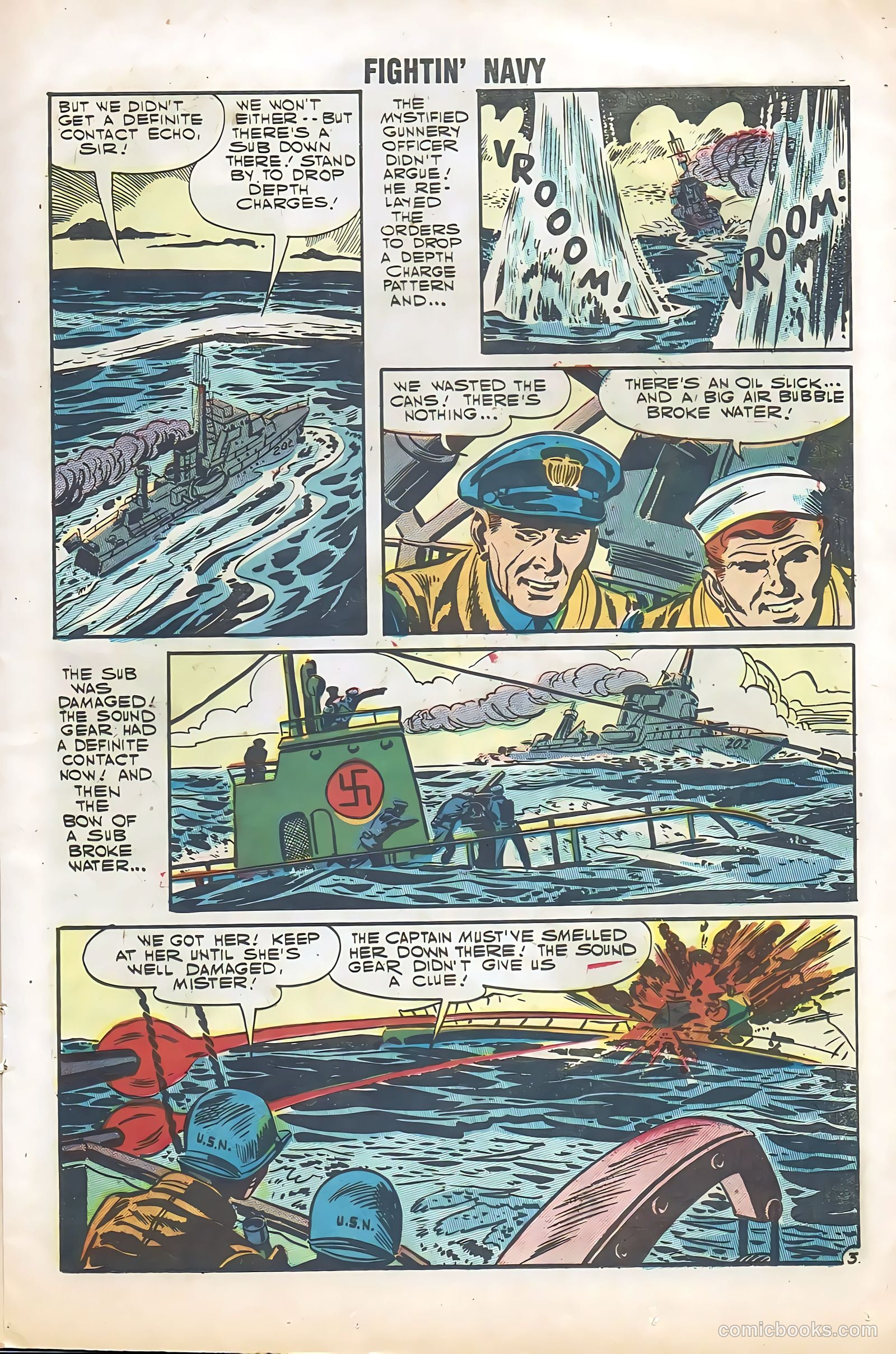 Fightin' Navy #81 (1957) — page 17 of 36