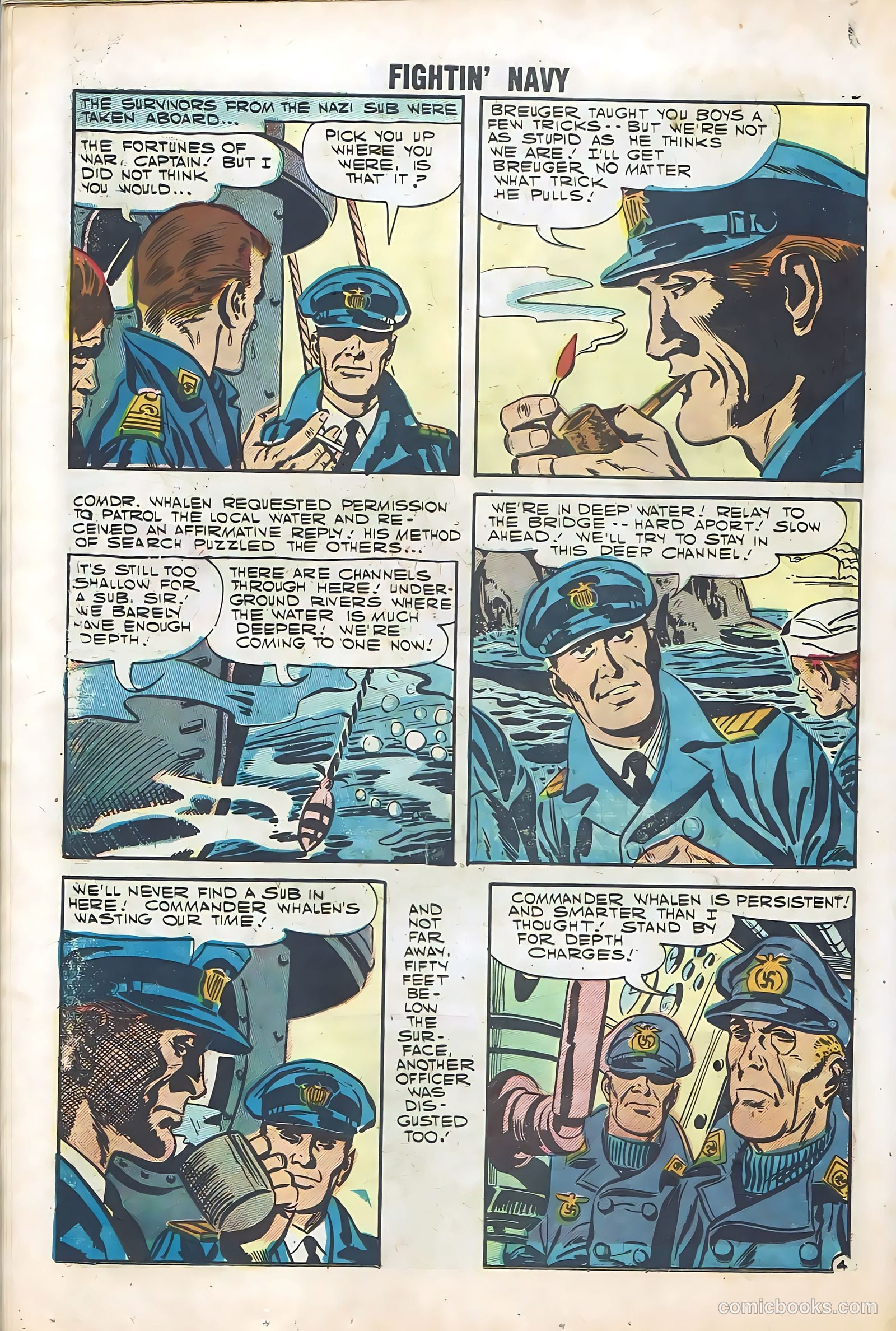 Fightin' Navy #81 (1957) — page 18 of 36