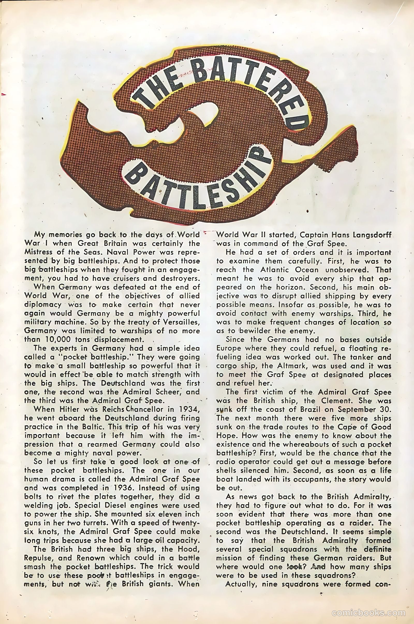 Fightin' Navy #81 (1957) — page 20 of 36