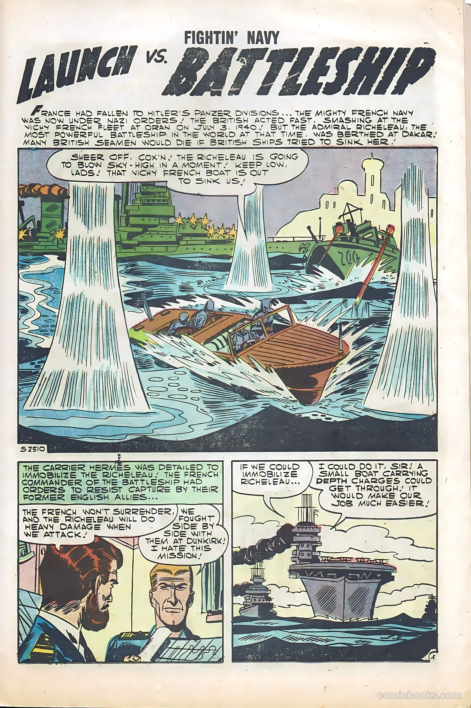 Fightin' Navy #81 (1957) — page 23 of 36