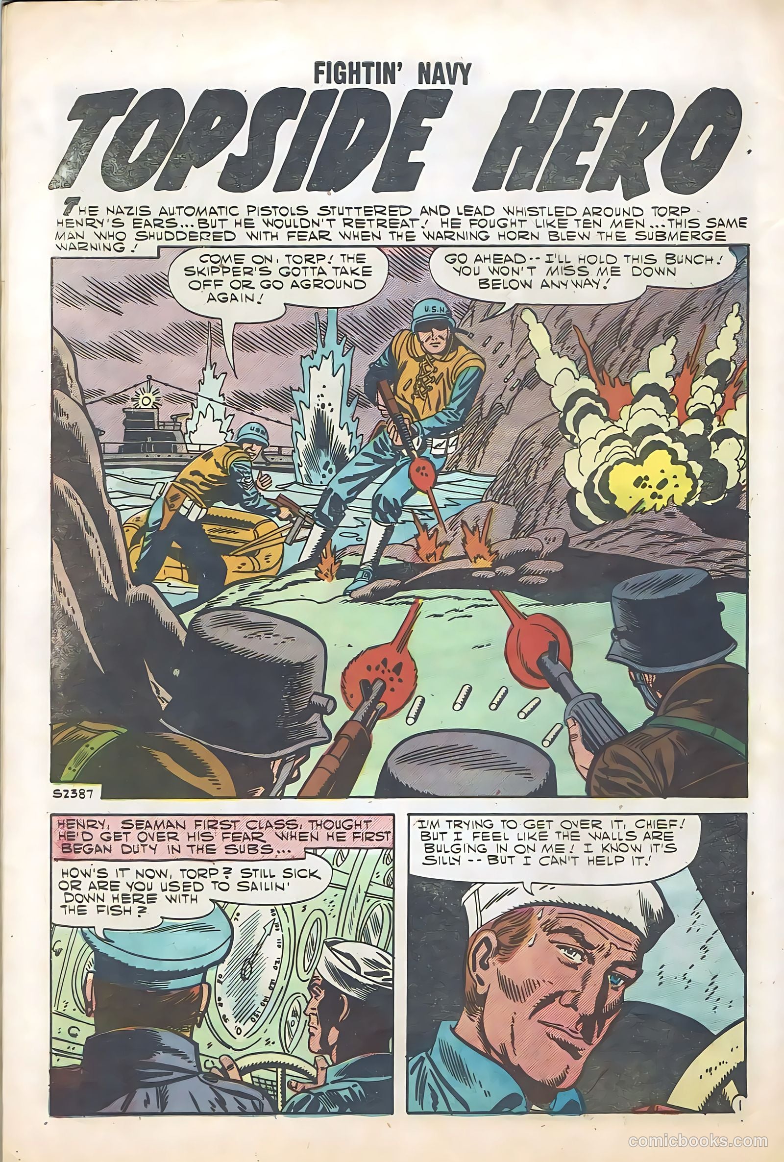 Fightin' Navy #81 (1957) — page 28 of 36