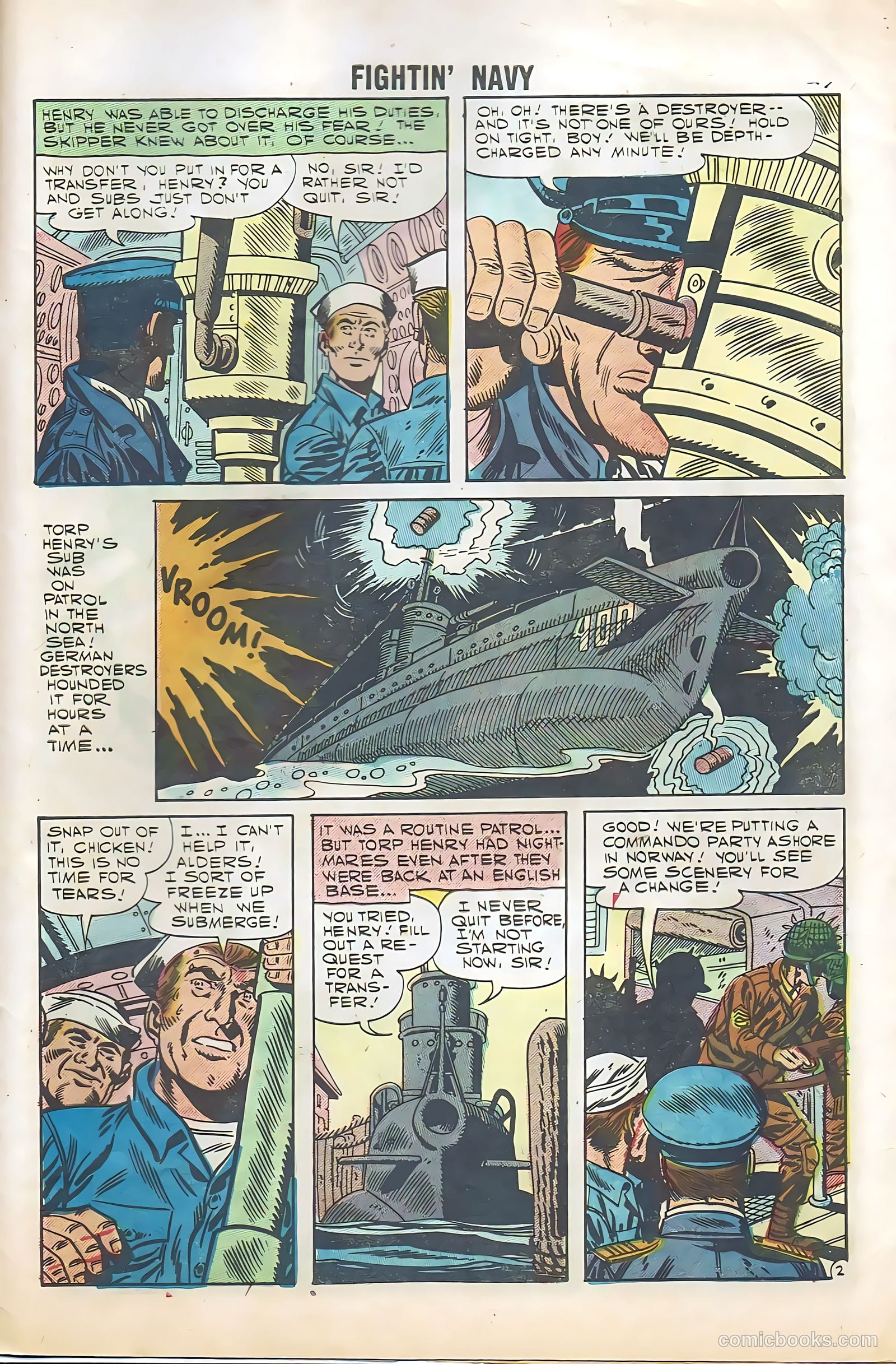 Fightin' Navy #81 (1957) — page 29 of 36