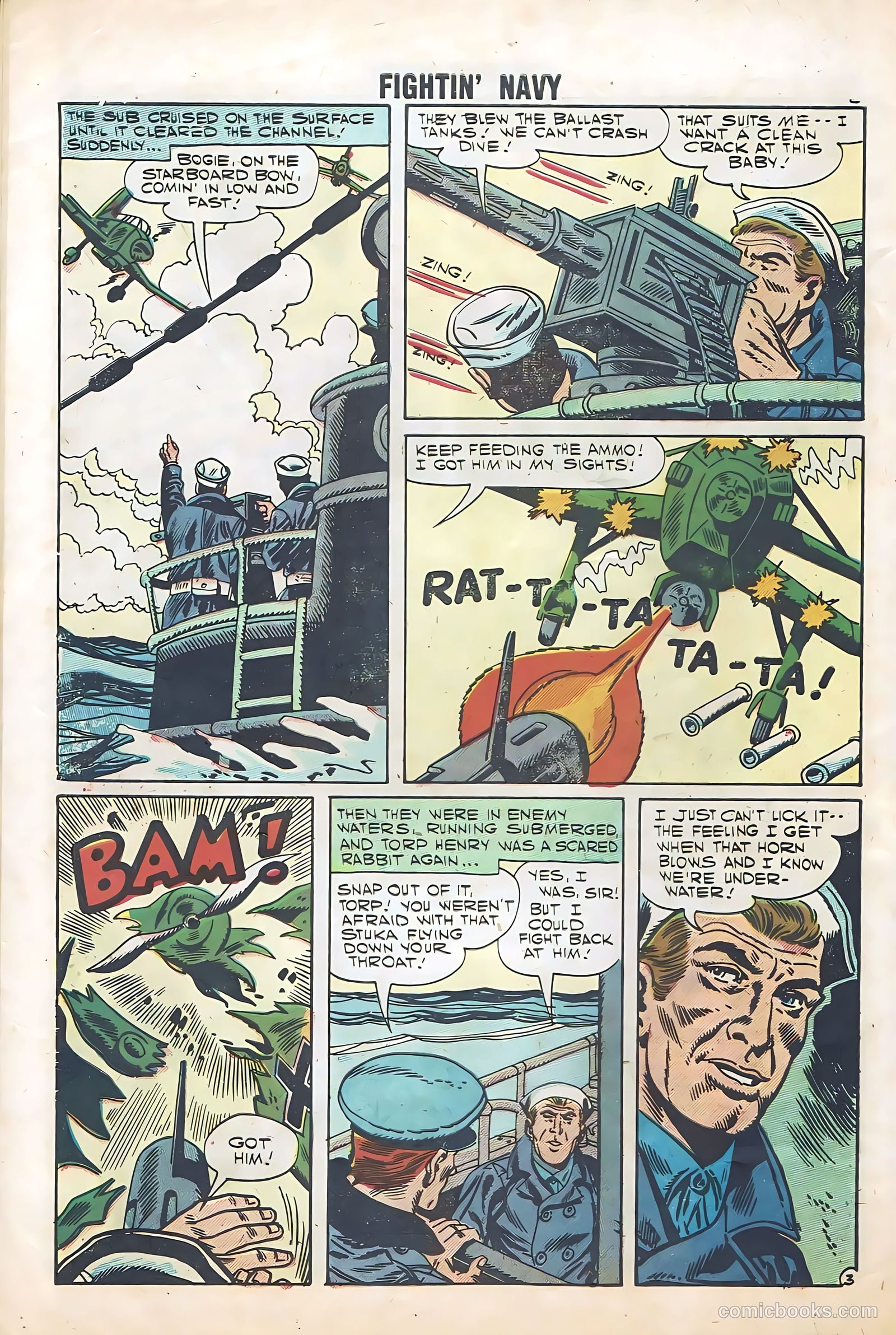 Fightin' Navy #81 (1957) — page 30 of 36
