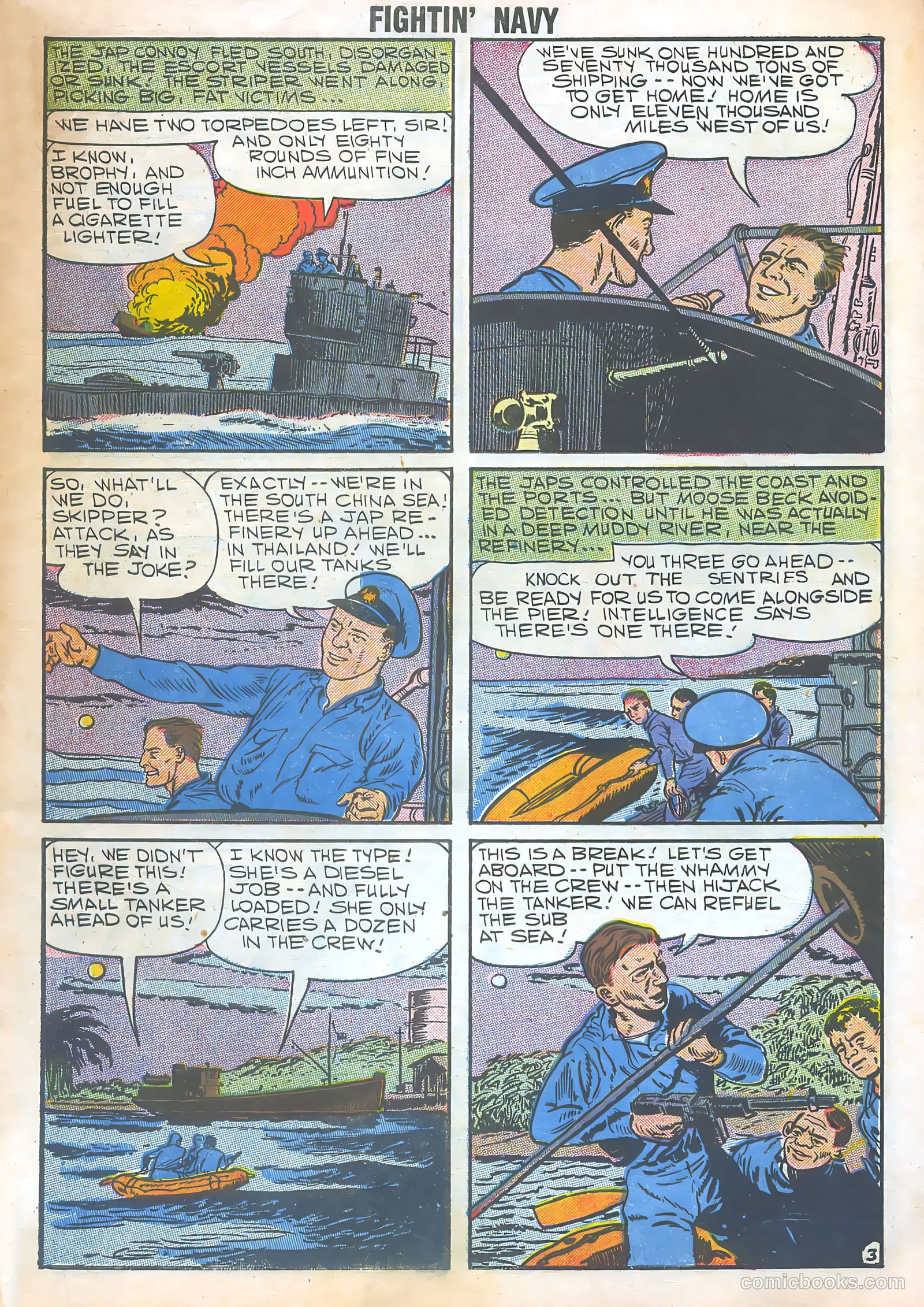 Fightin' Navy #82 (1958) — page 5 of 68