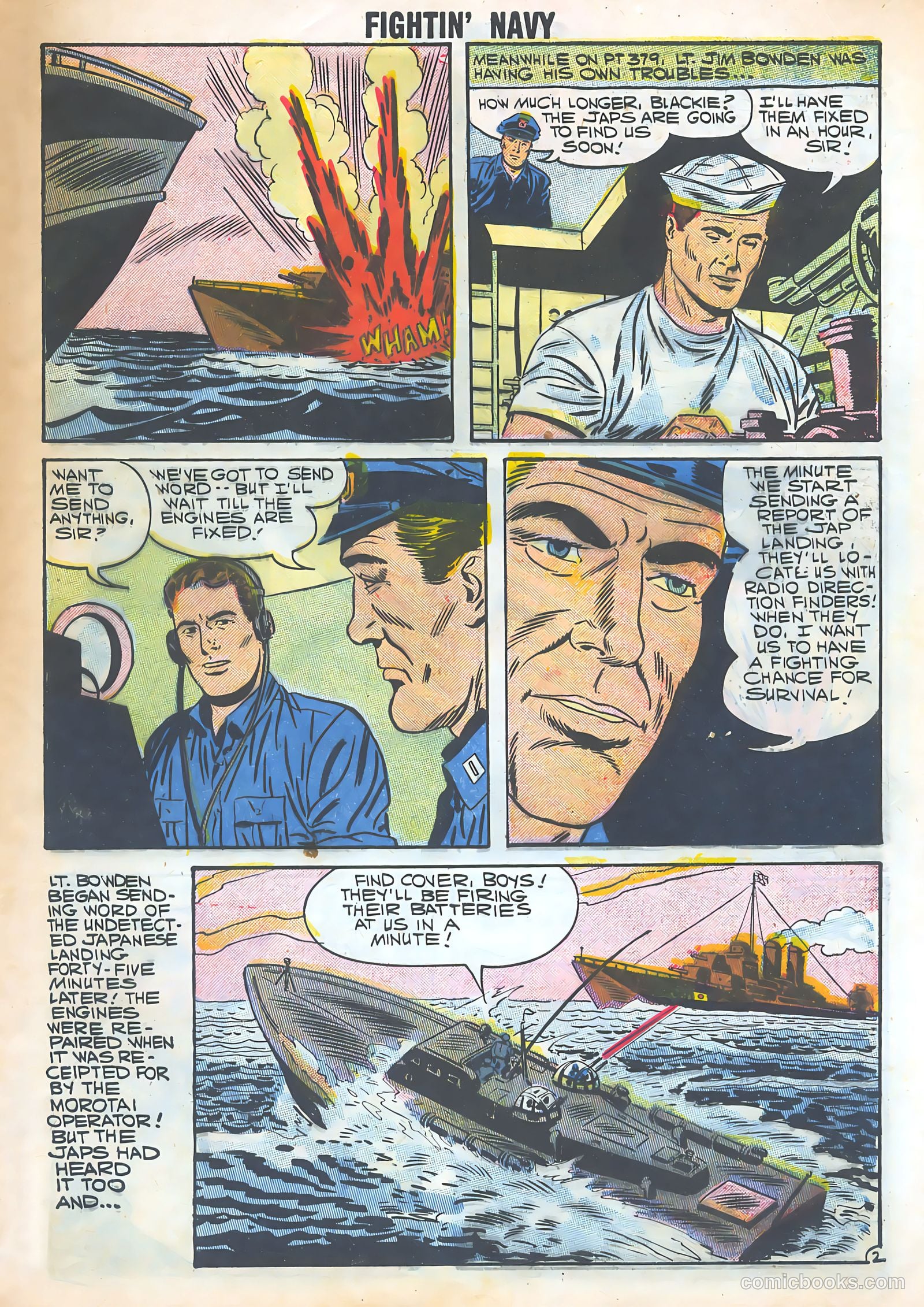 Fightin' Navy #82 (1958) — page 9 of 68
