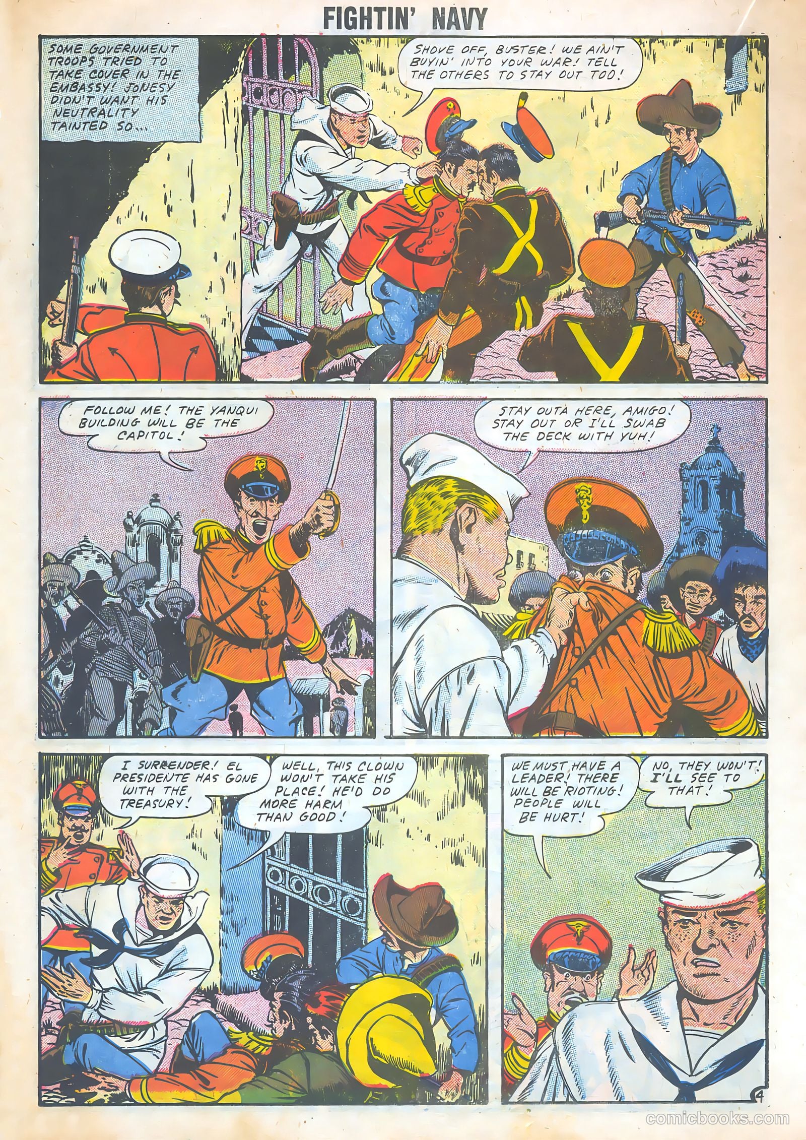 Fightin' Navy #82 (1958) — page 32 of 68