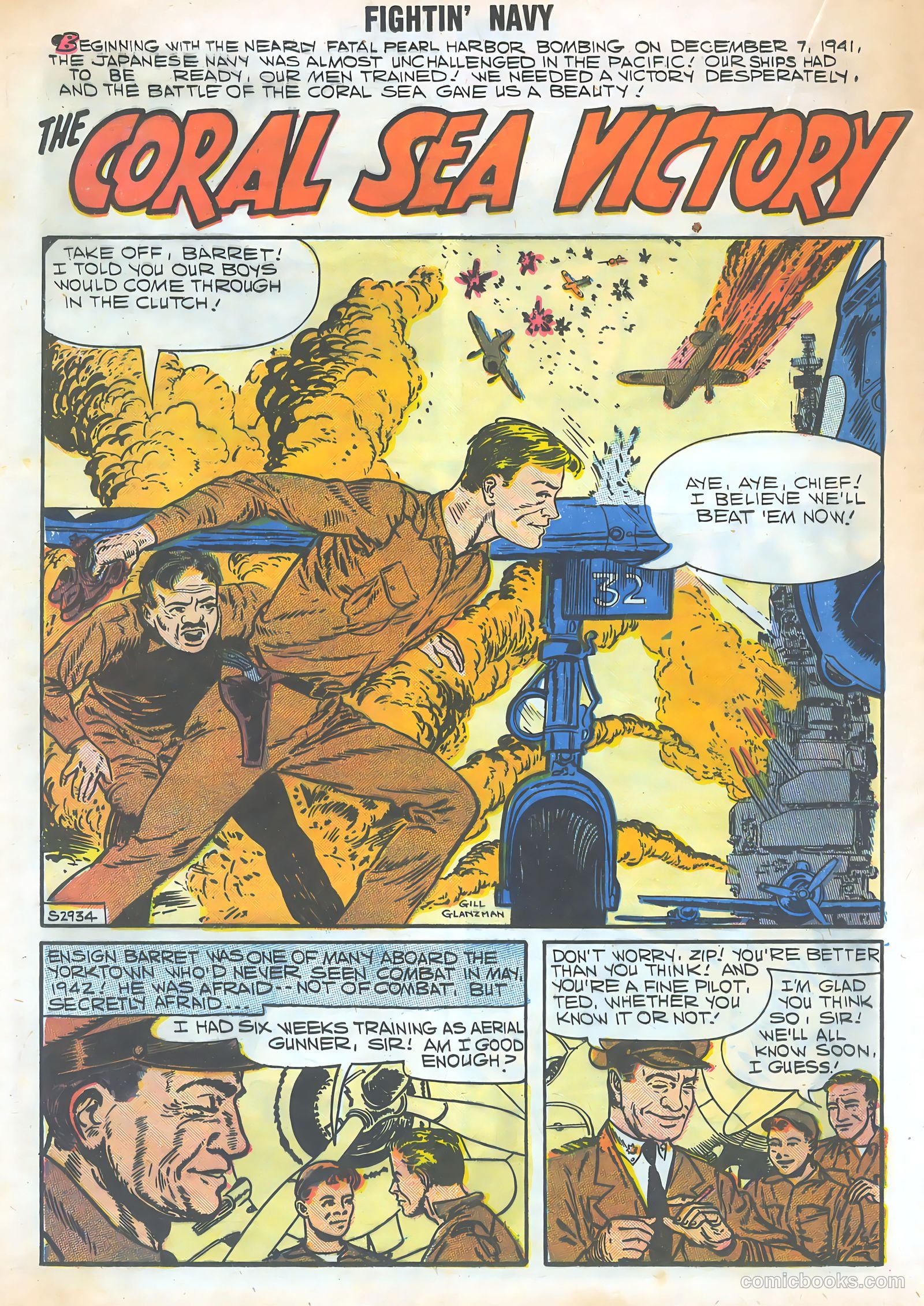 Fightin' Navy #82 (1958) — page 38 of 68