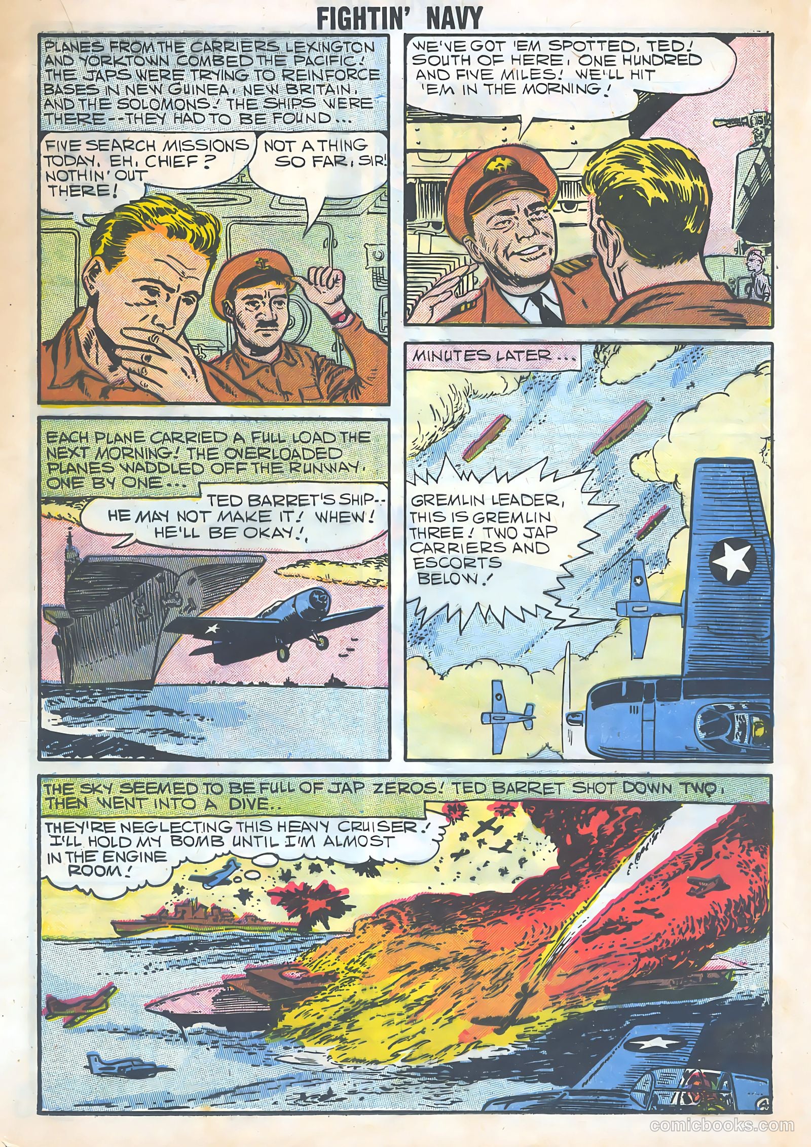 Fightin' Navy #82 (1958) — page 41 of 68