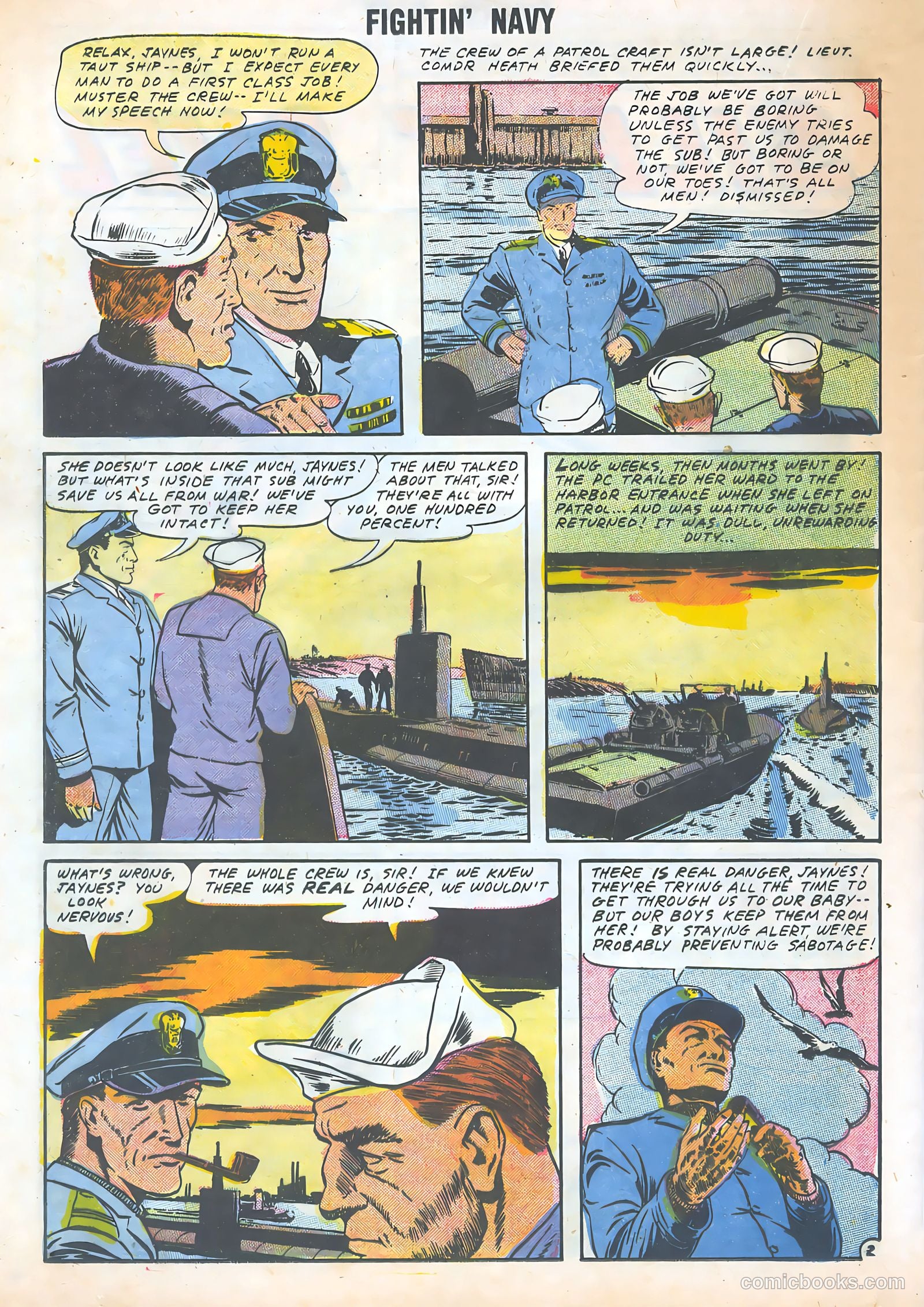 Fightin' Navy #82 (1958) — page 44 of 68