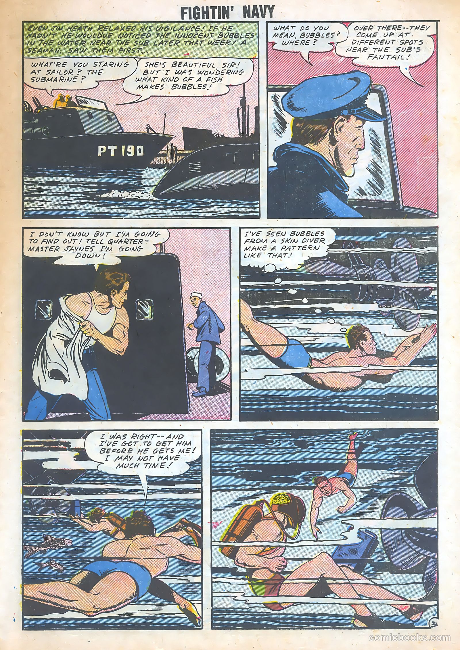 Fightin' Navy #82 (1958) — page 45 of 68