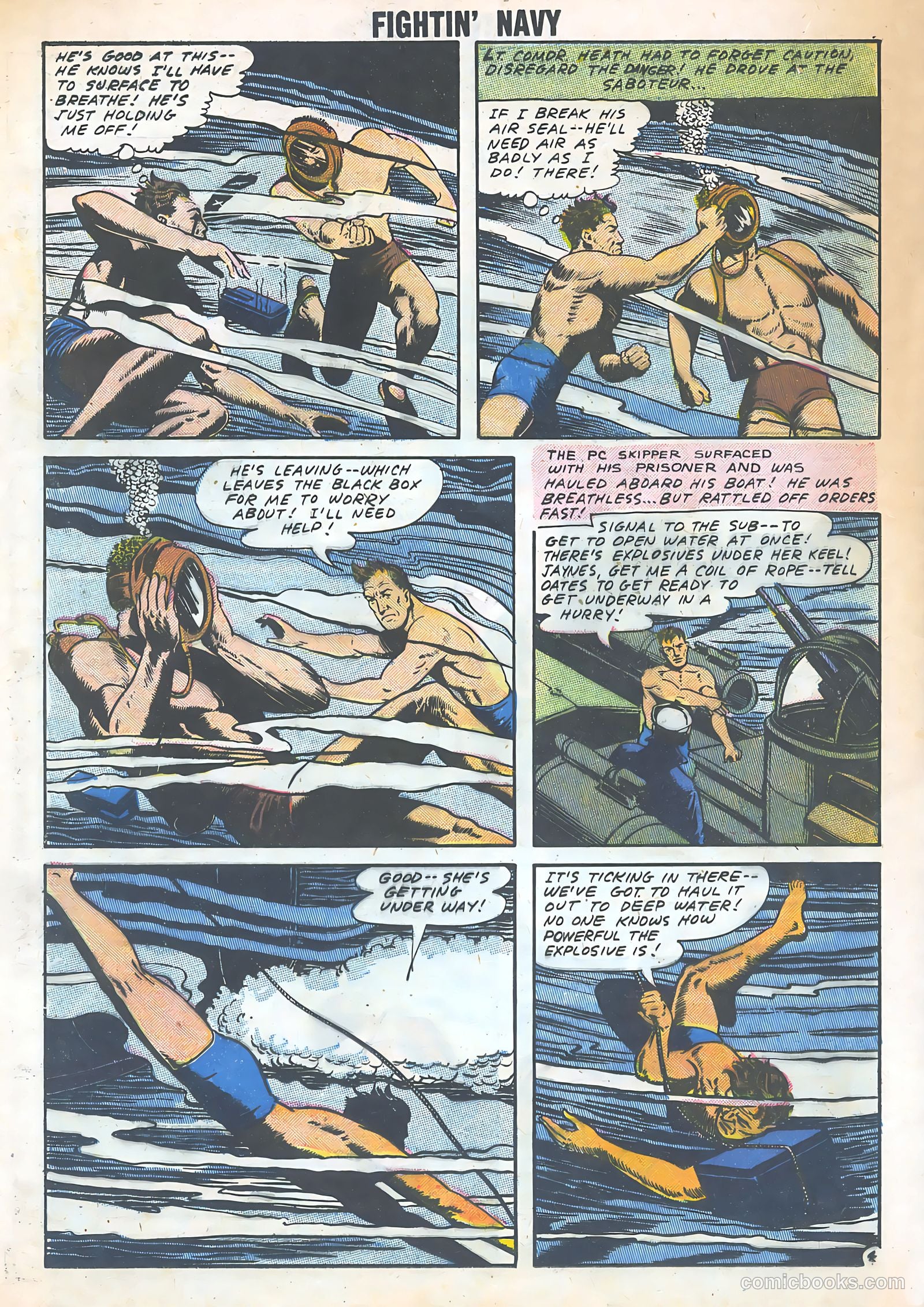 Fightin' Navy #82 (1958) — page 46 of 68