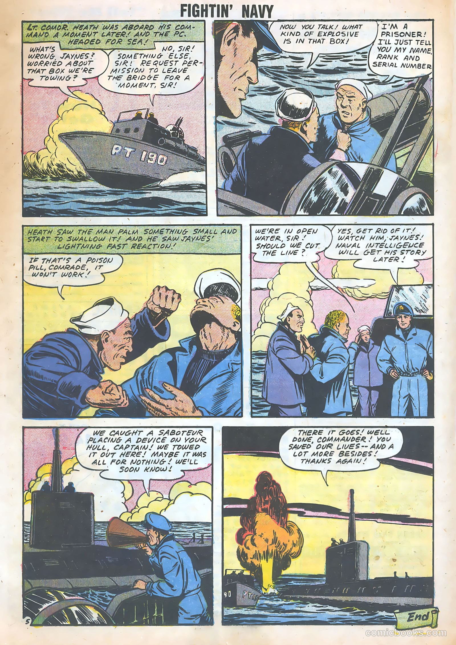 Fightin' Navy #82 (1958) — page 47 of 68