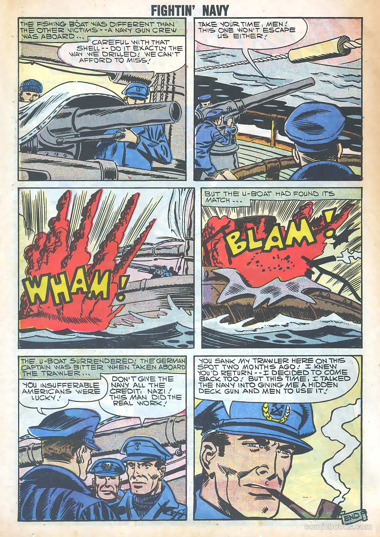 Fightin' Navy #82 (1958) — page 50 of 68