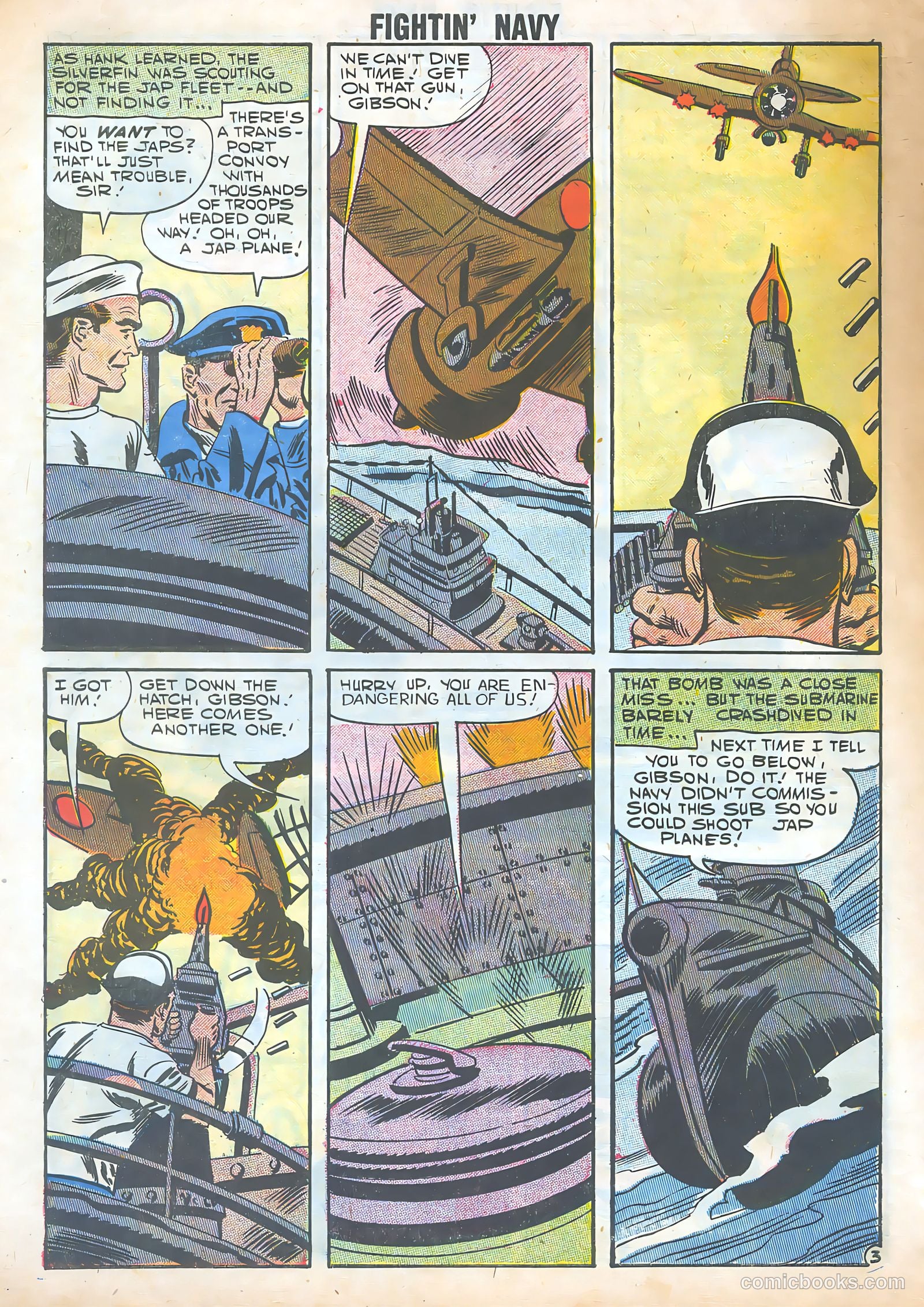 Fightin' Navy #82 (1958) — page 56 of 68