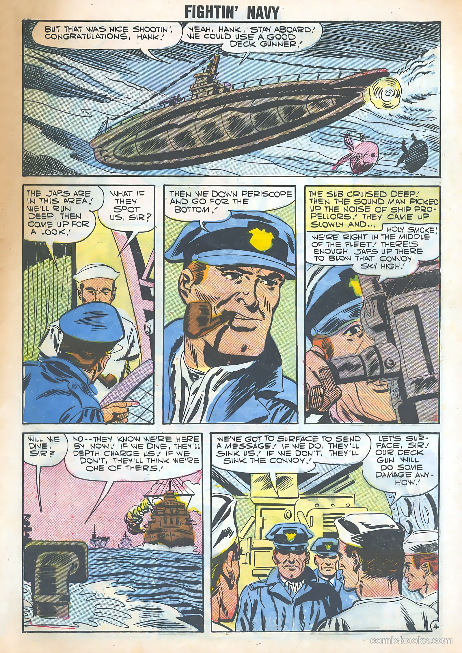 Fightin' Navy #82 (1958) — page 57 of 68