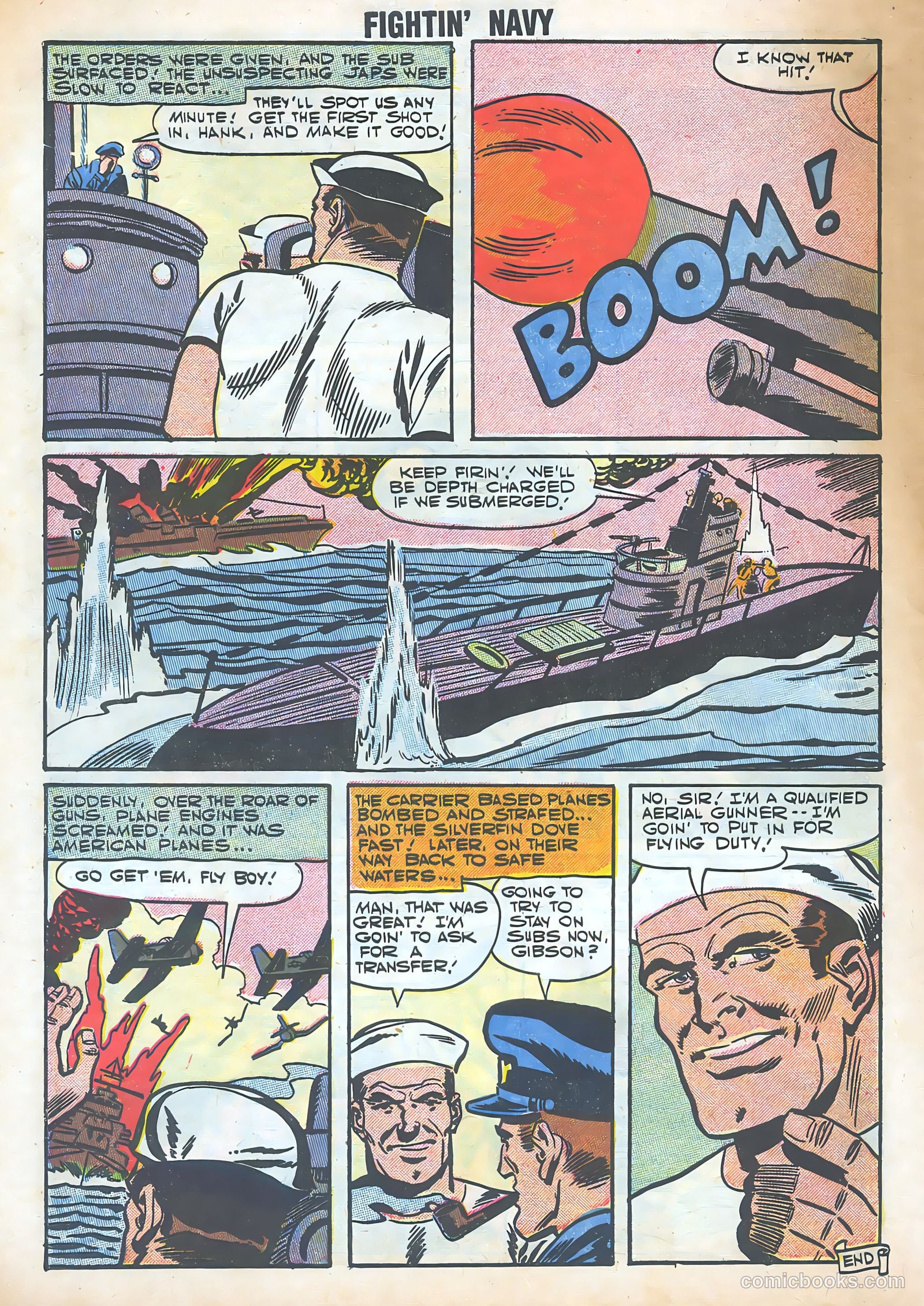 Fightin' Navy #82 (1958) — page 58 of 68