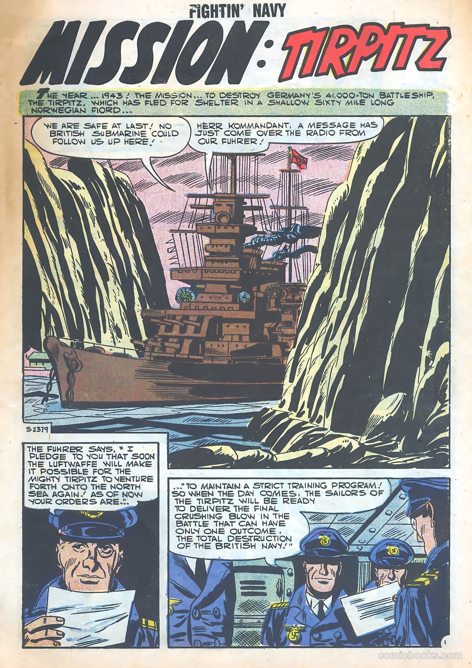 Fightin' Navy #82 (1958) — page 59 of 68
