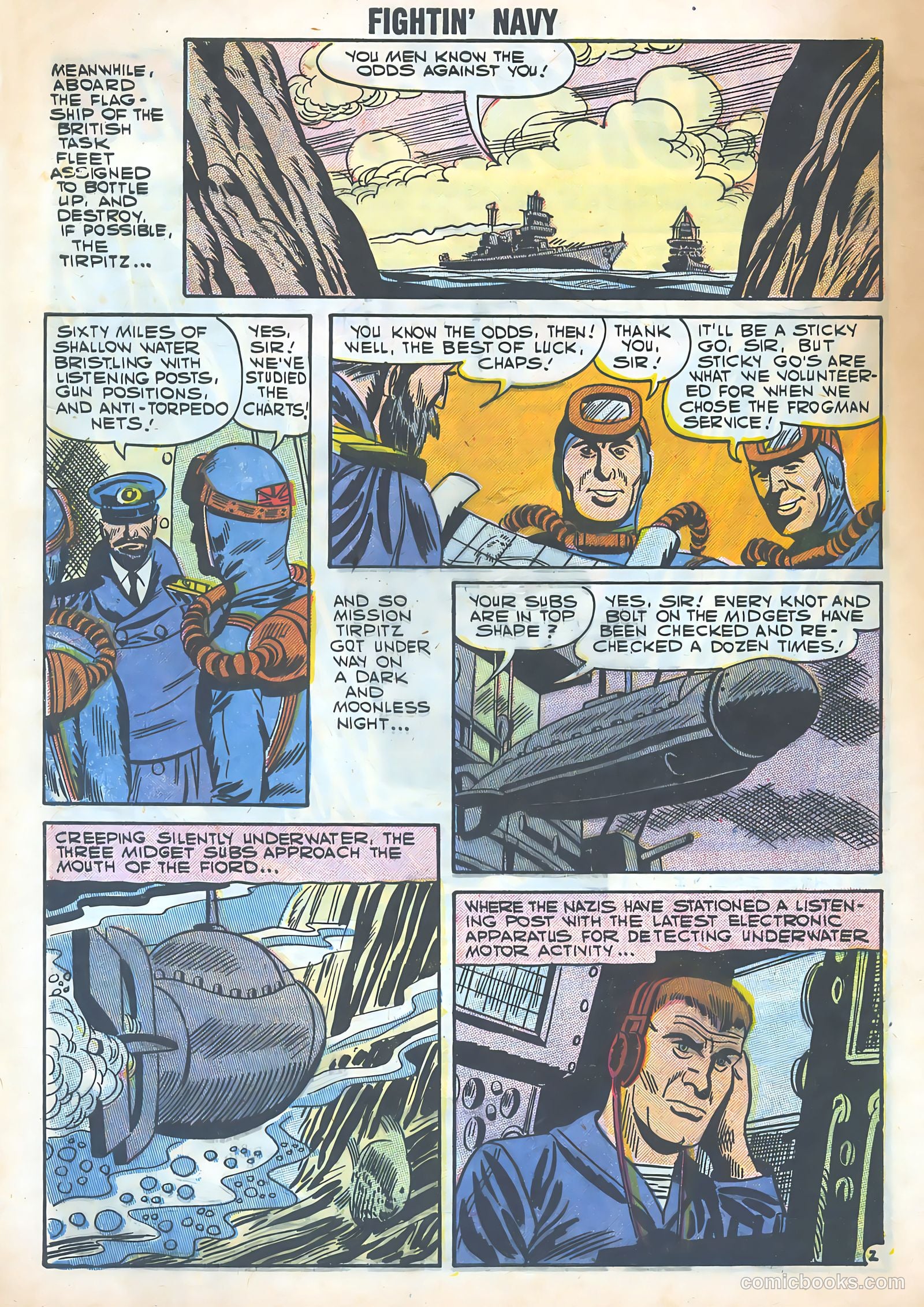 Fightin' Navy #82 (1958) — page 60 of 68
