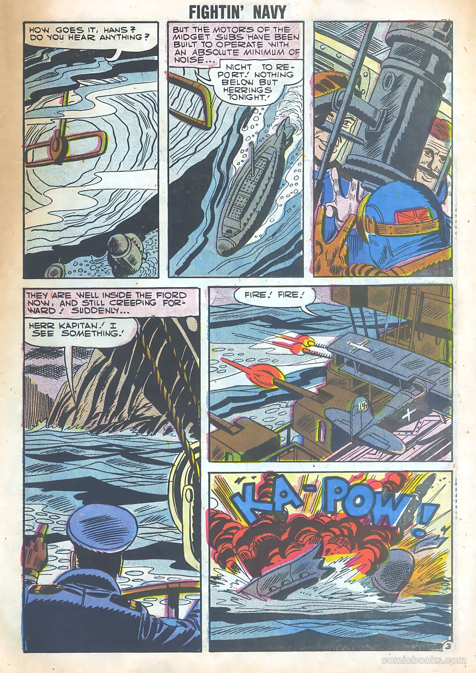 Fightin' Navy #82 (1958) — page 61 of 68