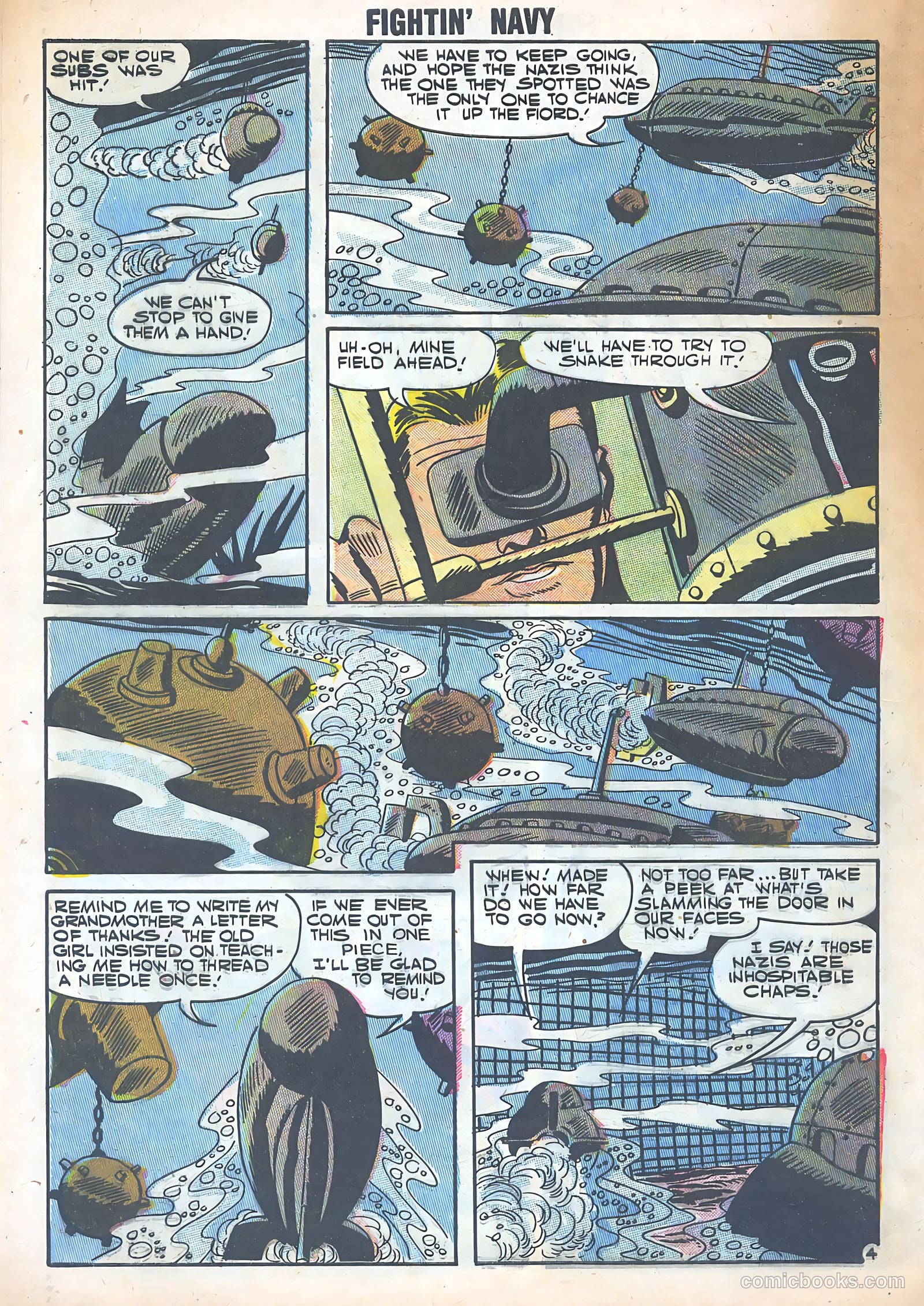 Fightin' Navy #82 (1958) — page 62 of 68