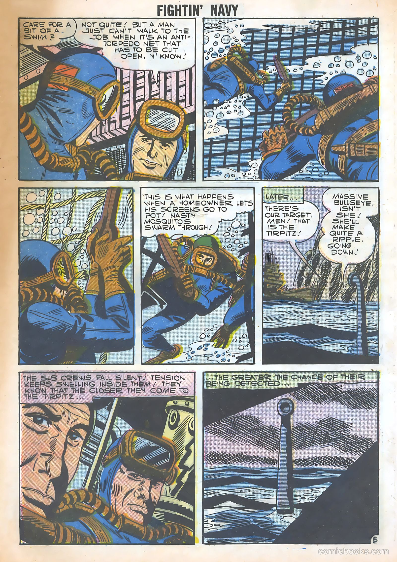 Fightin' Navy #82 (1958) — page 63 of 68