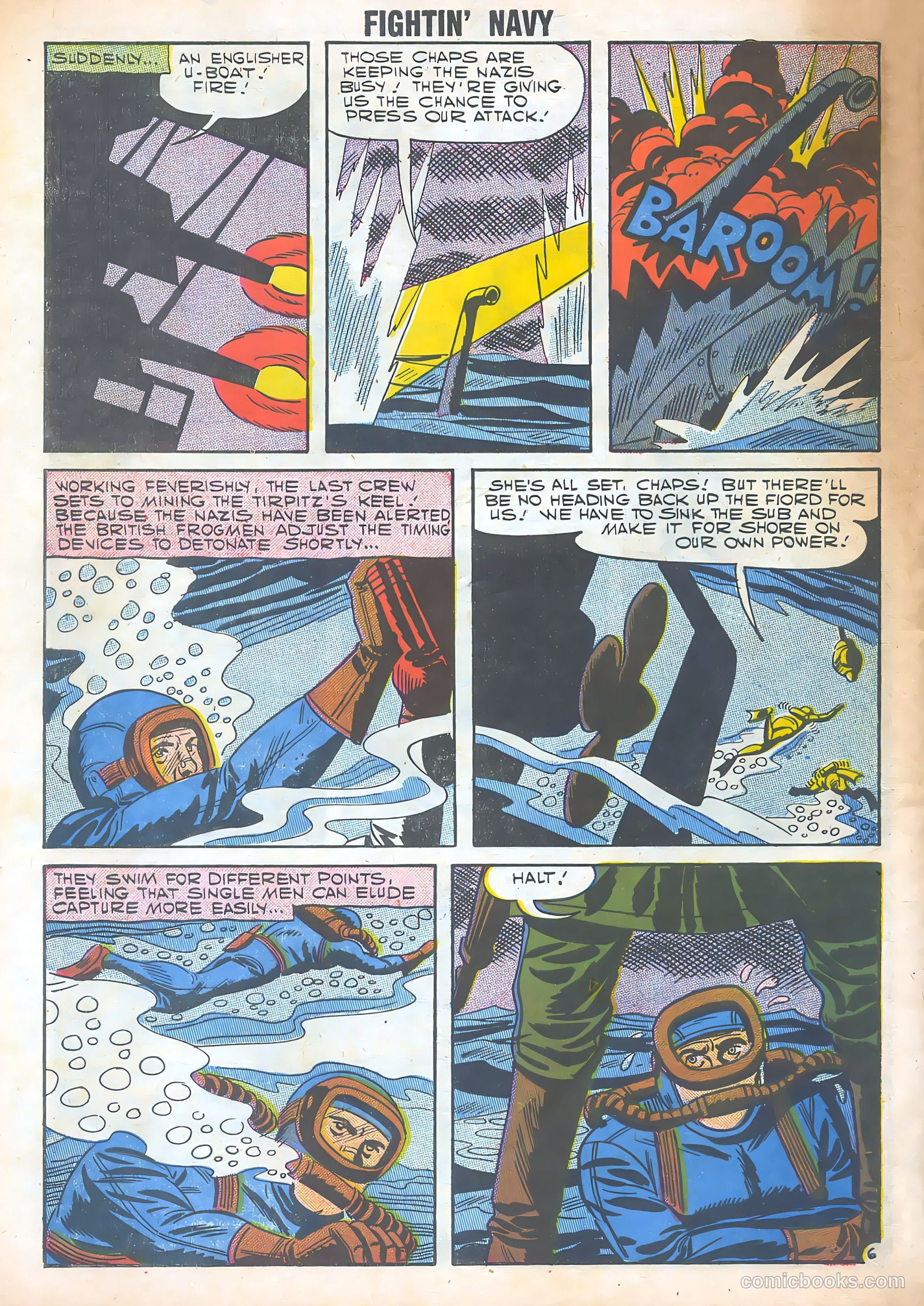 Fightin' Navy #82 (1958) — page 64 of 68