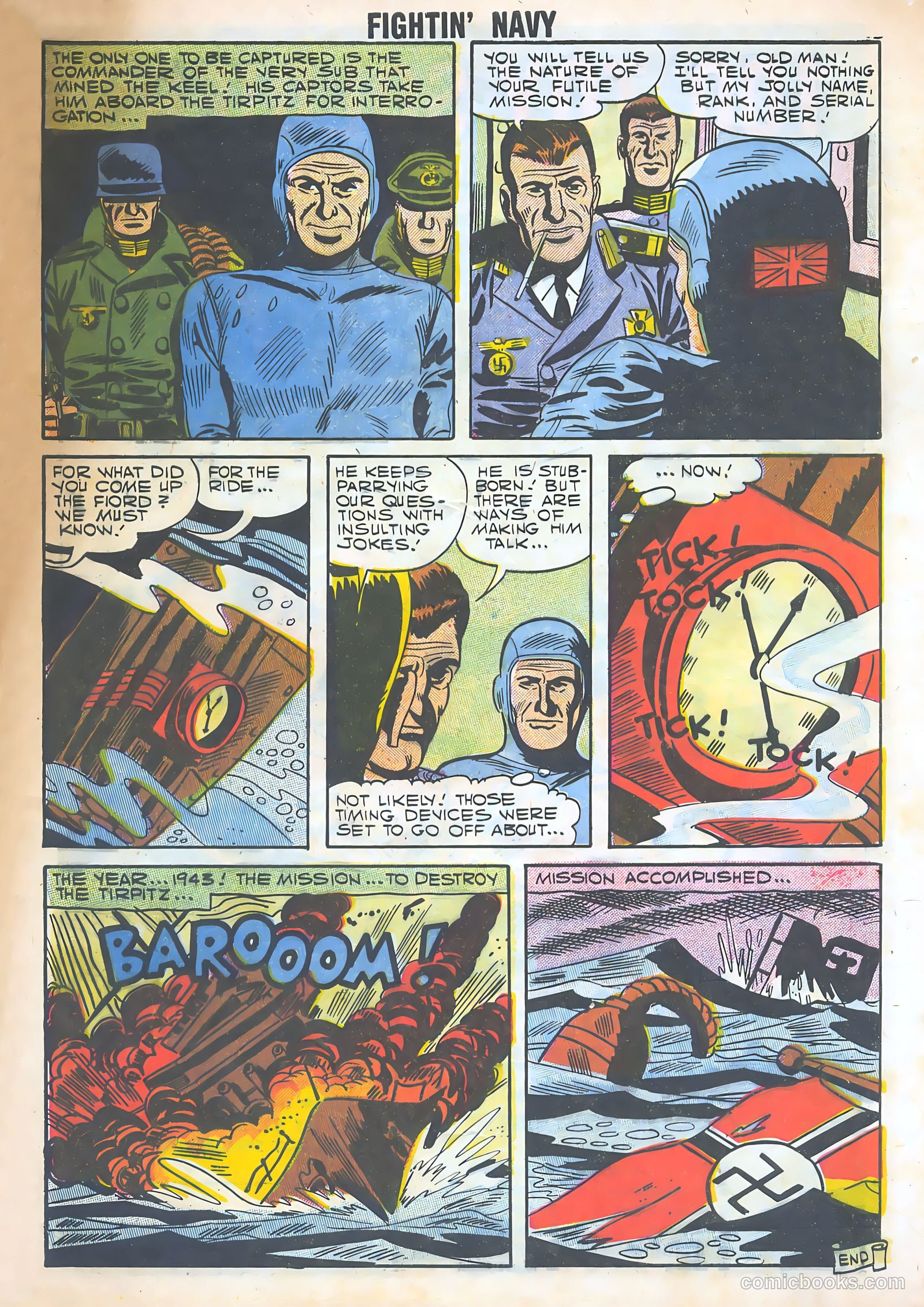 Fightin' Navy #82 (1958) — page 65 of 68