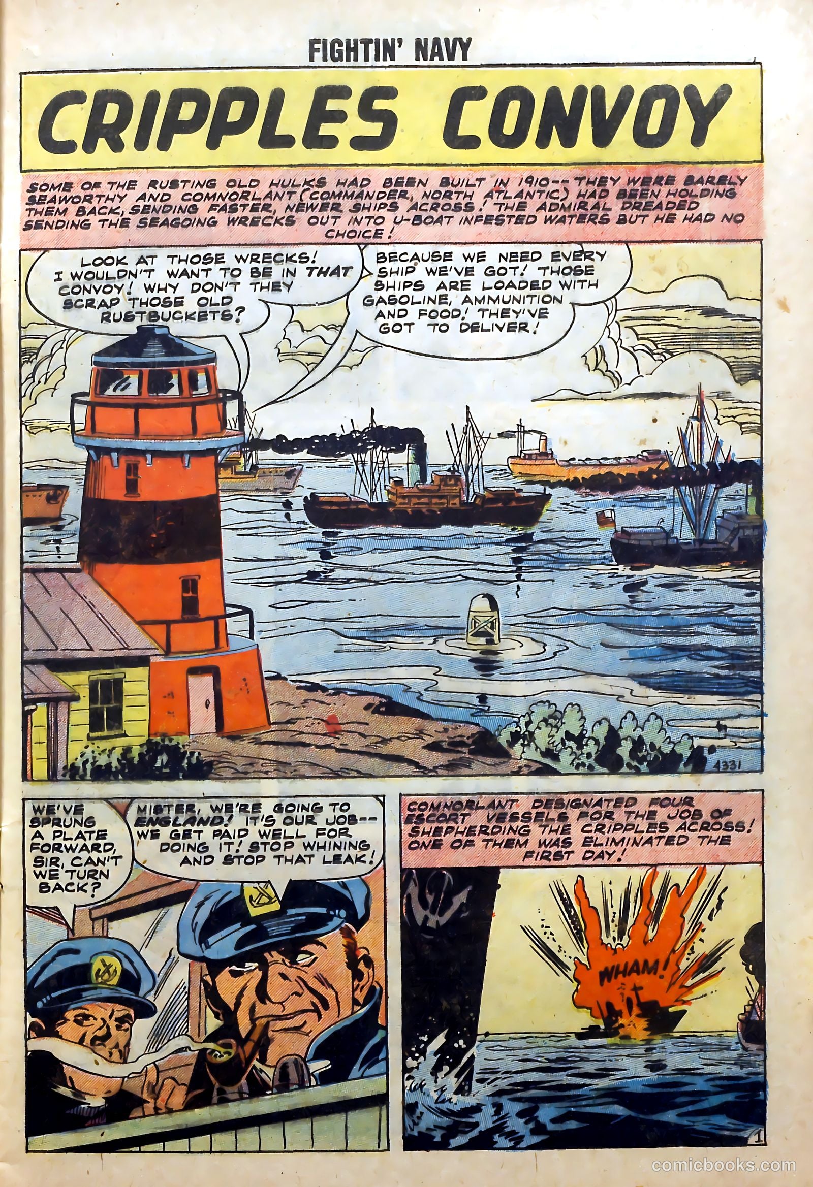 Fightin' Navy #84 (1958) — page 9 of 36