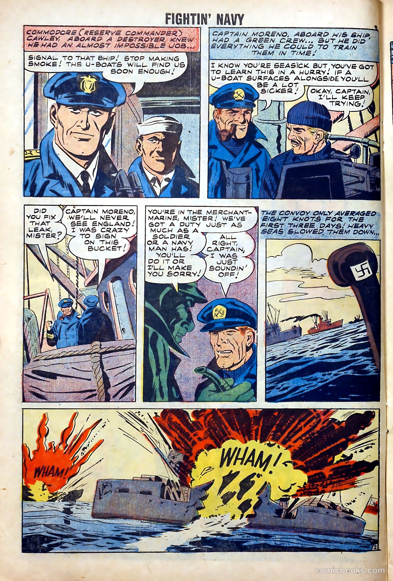 Fightin' Navy #84 (1958) — page 10 of 36