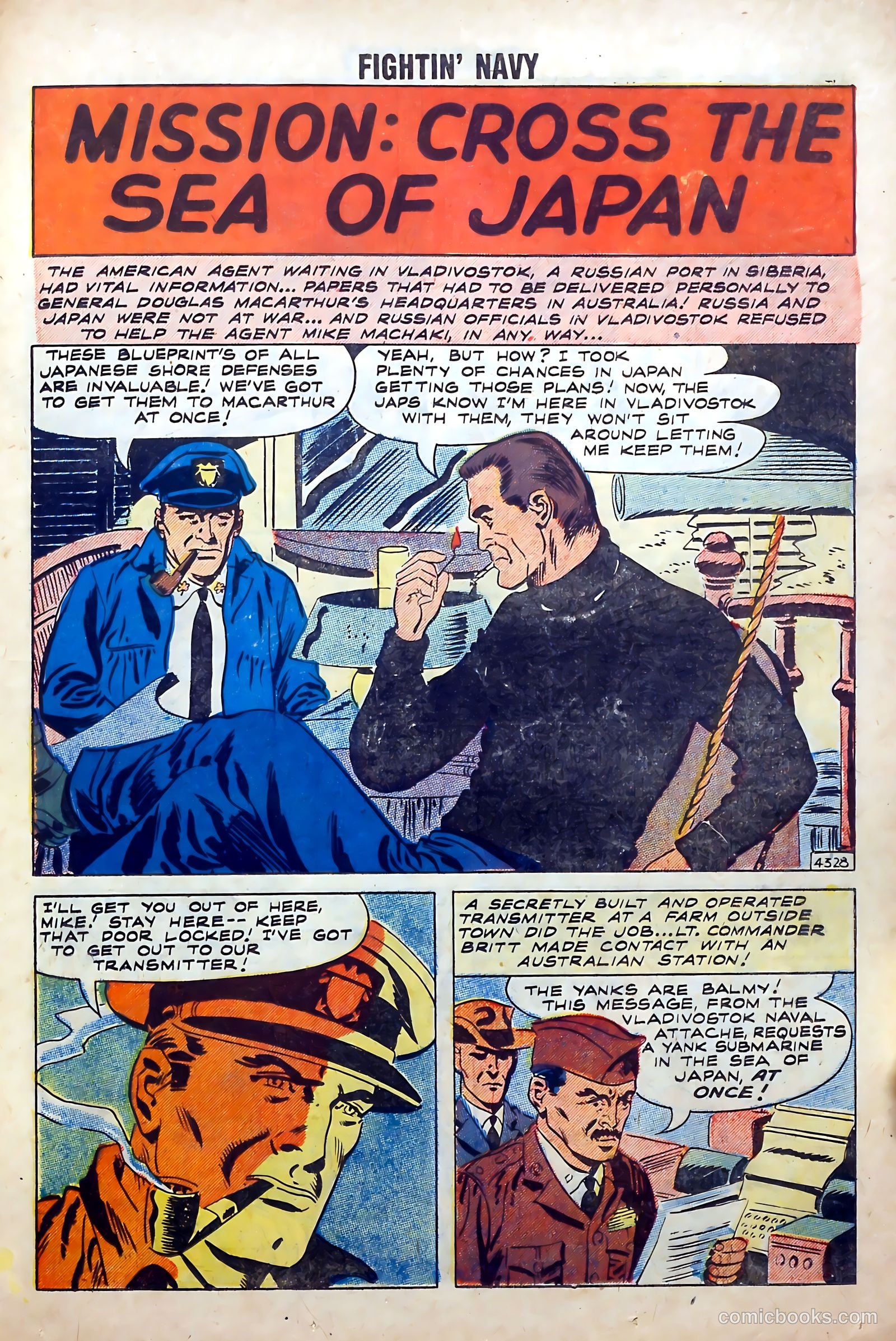 Fightin' Navy #84 (1958) — page 23 of 36