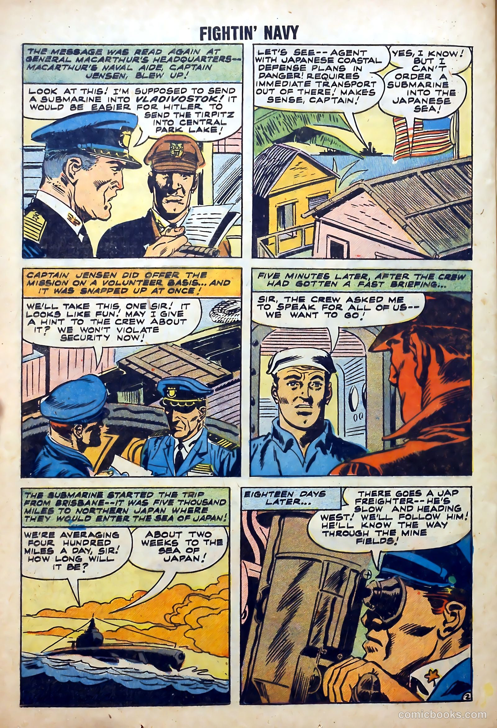 Fightin' Navy #84 (1958) — page 24 of 36