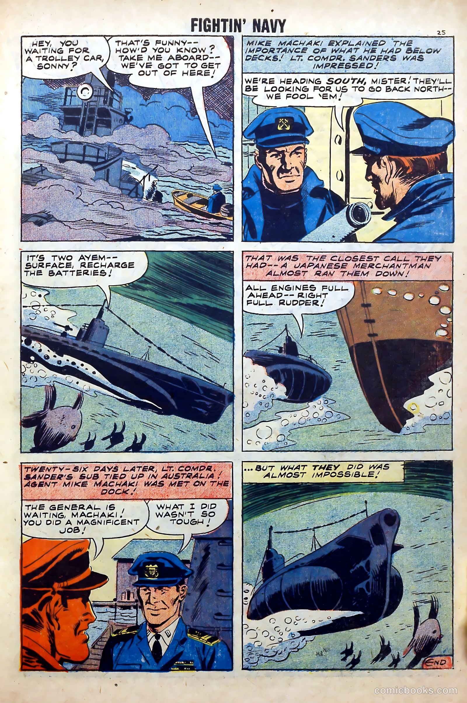 Fightin' Navy #84 (1958) — page 27 of 36