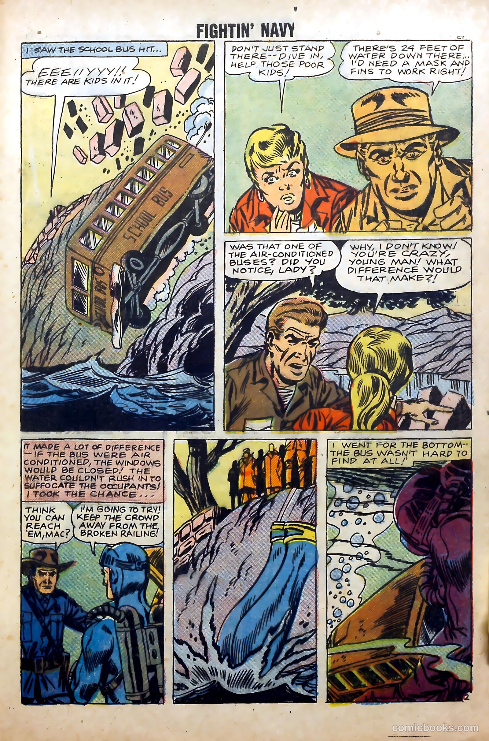 Fightin' Navy #84 (1958) — page 29 of 36