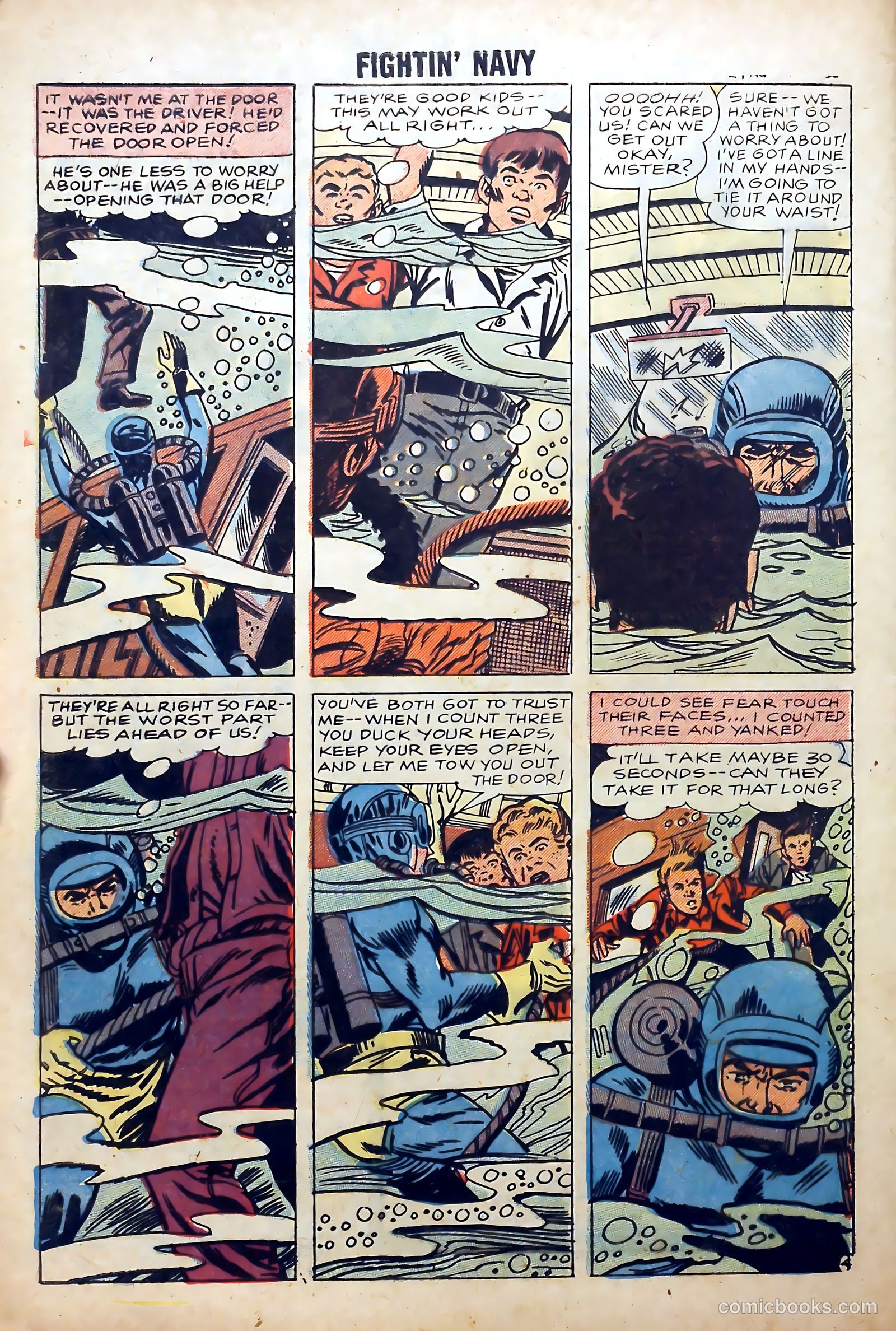 Fightin' Navy #84 (1958) — page 32 of 36