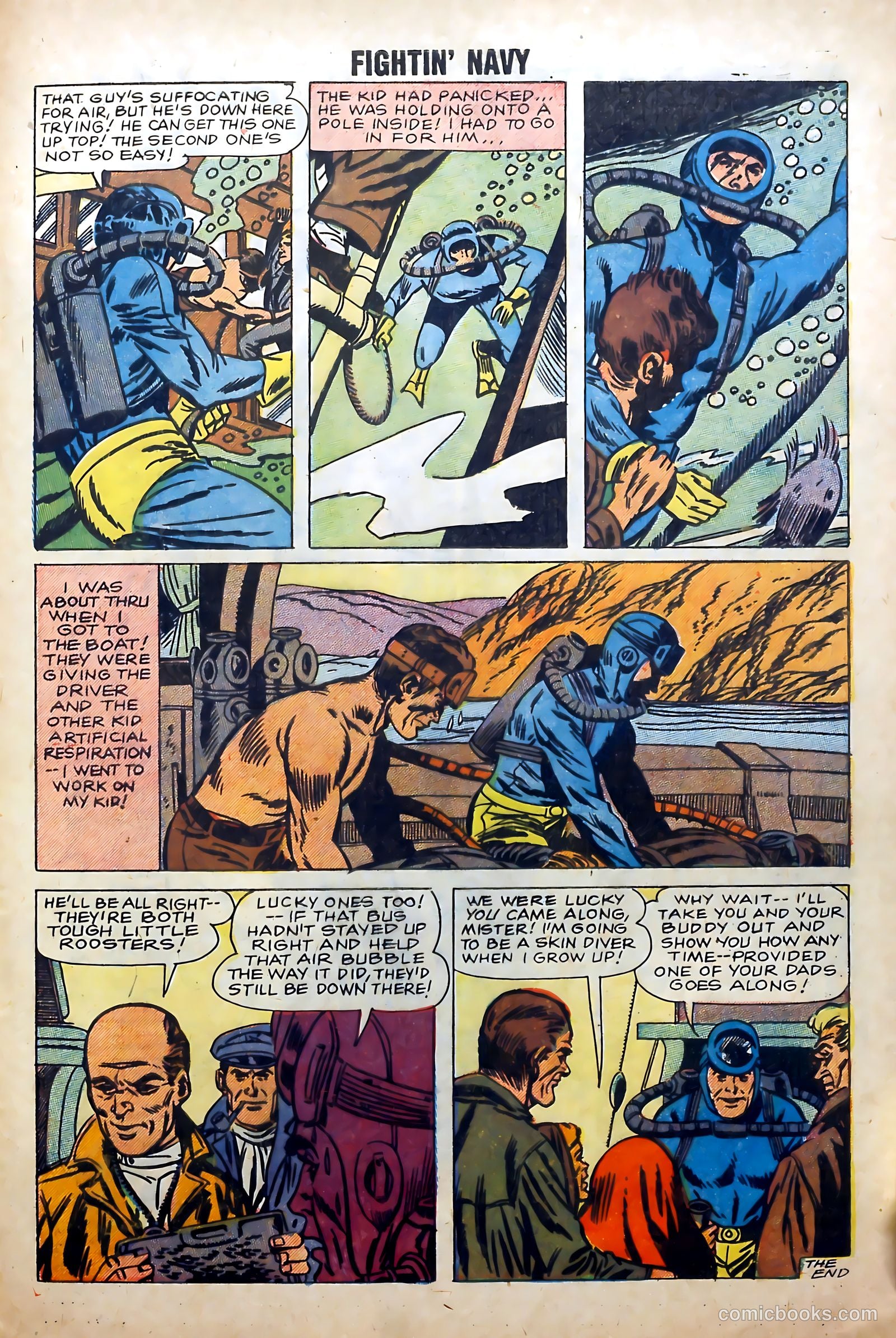 Fightin' Navy #84 (1958) — page 33 of 36