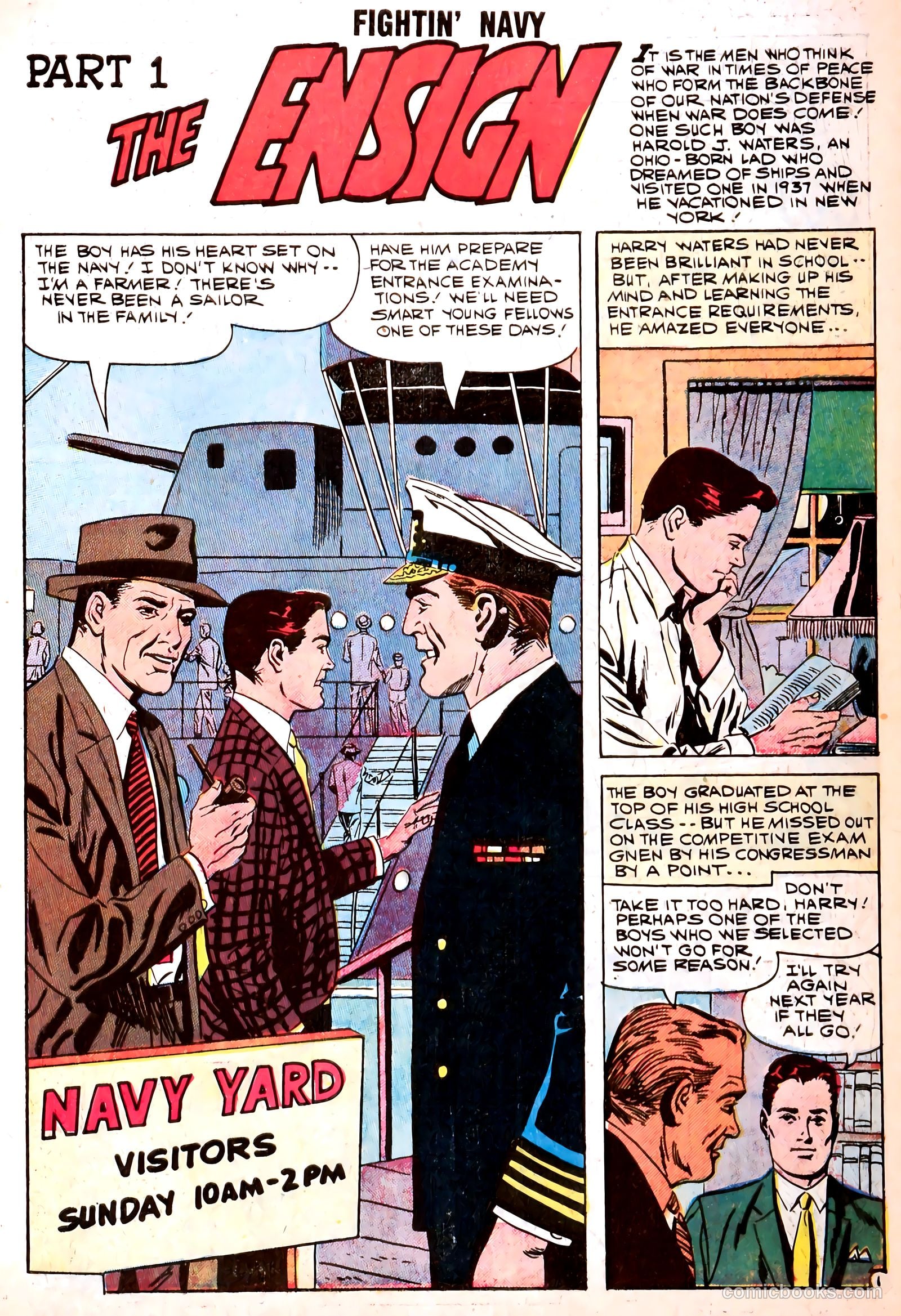 Fightin' Navy #85 (1959) — page 3 of 36