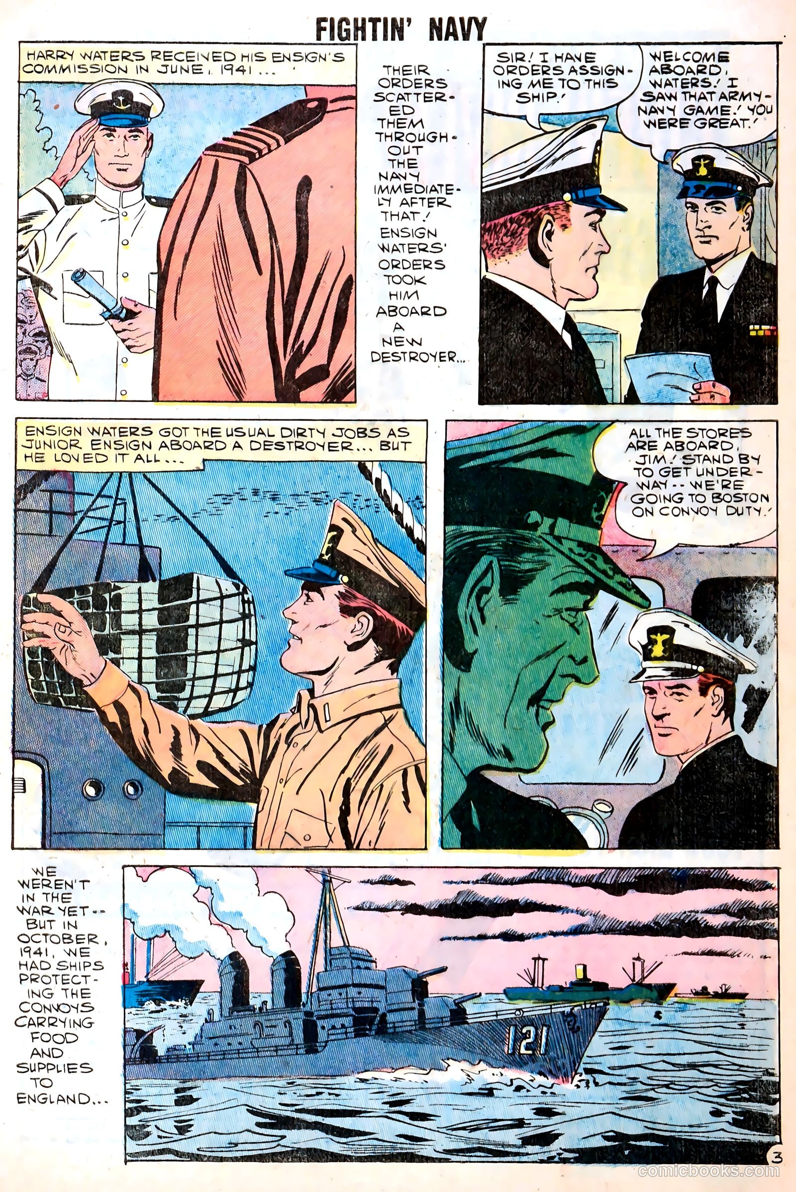 Fightin' Navy #85 (1959) — page 5 of 36