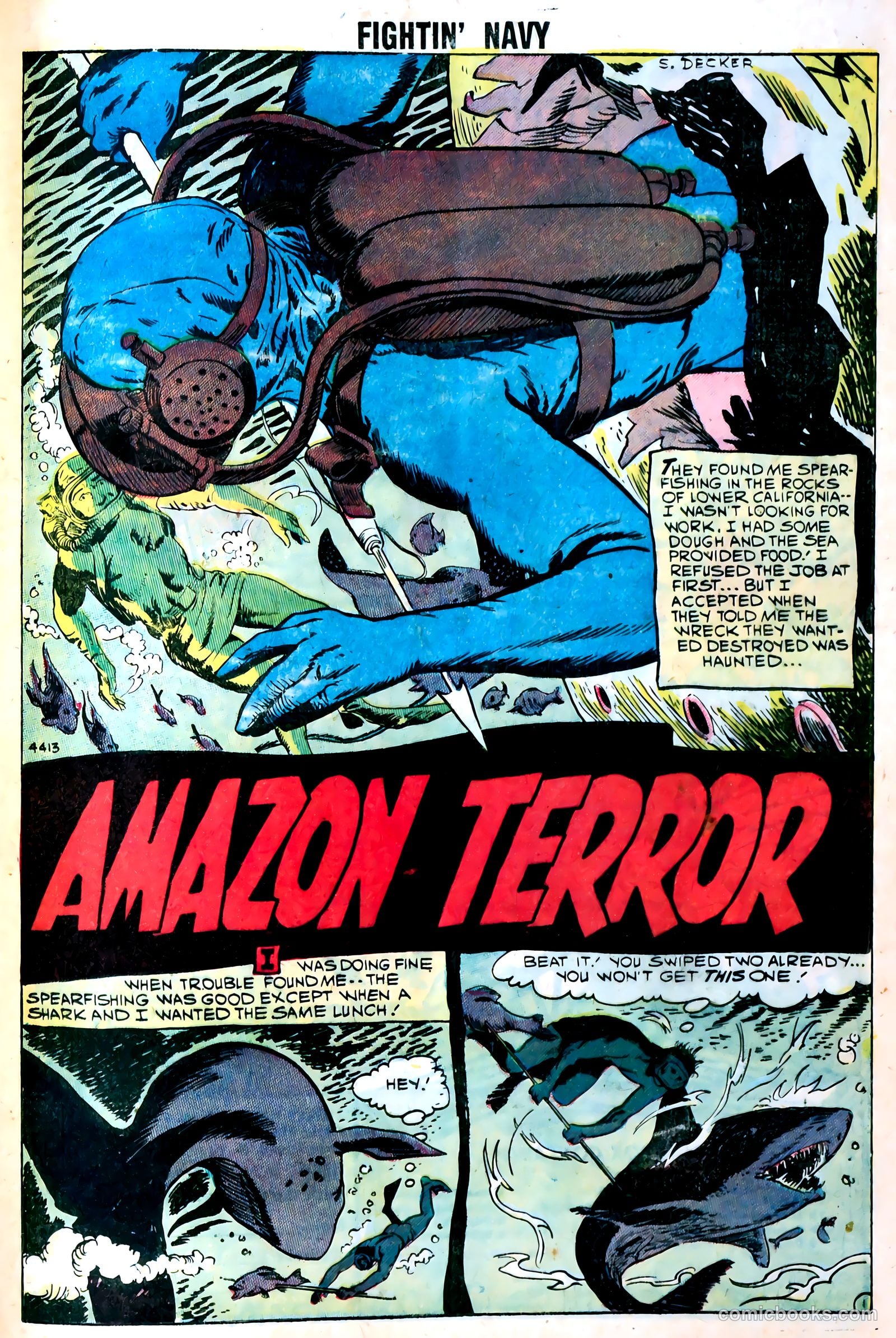 Fightin' Navy #85 (1959) — page 21 of 36