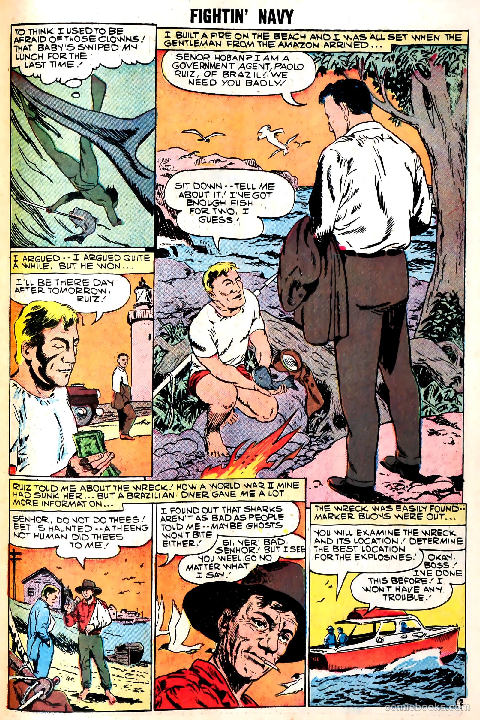 Fightin' Navy #85 (1959) — page 23 of 36