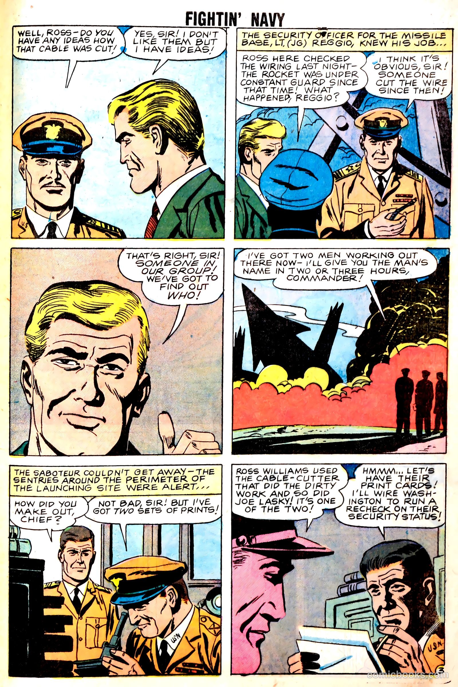 Fightin' Navy #85 (1959) — page 29 of 36