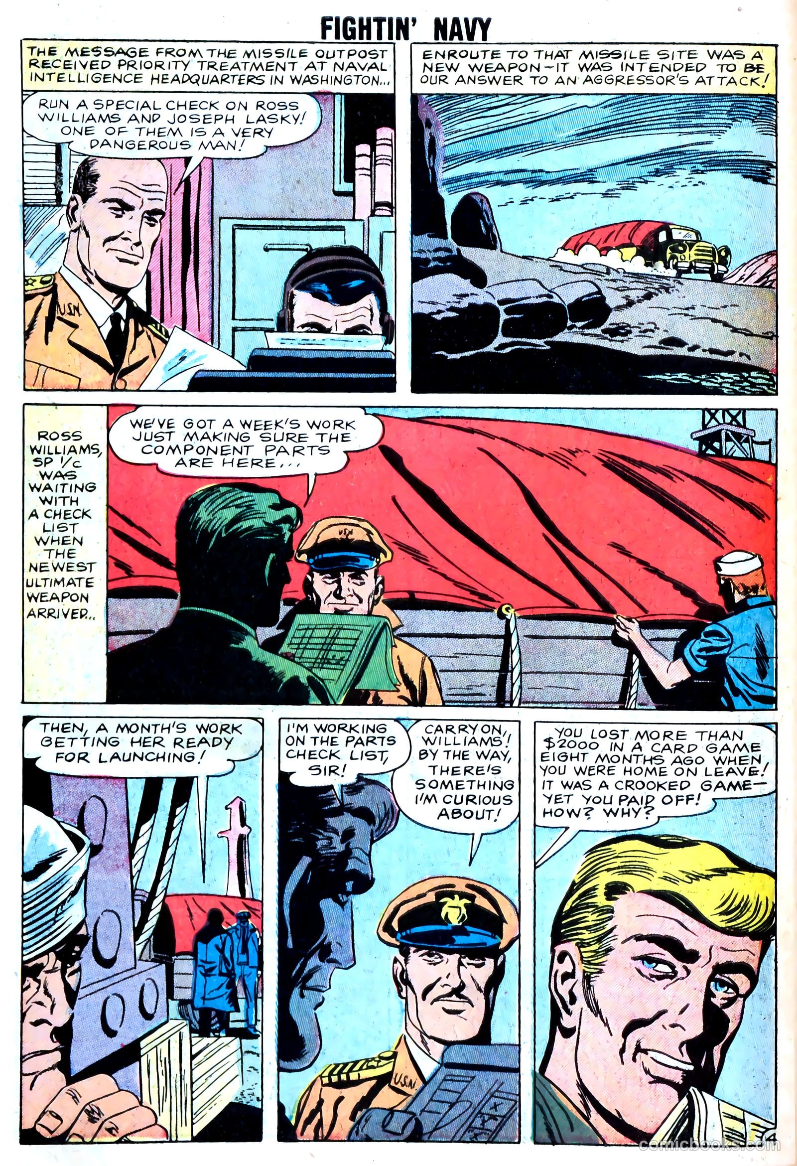 Fightin' Navy #85 (1959) — page 30 of 36