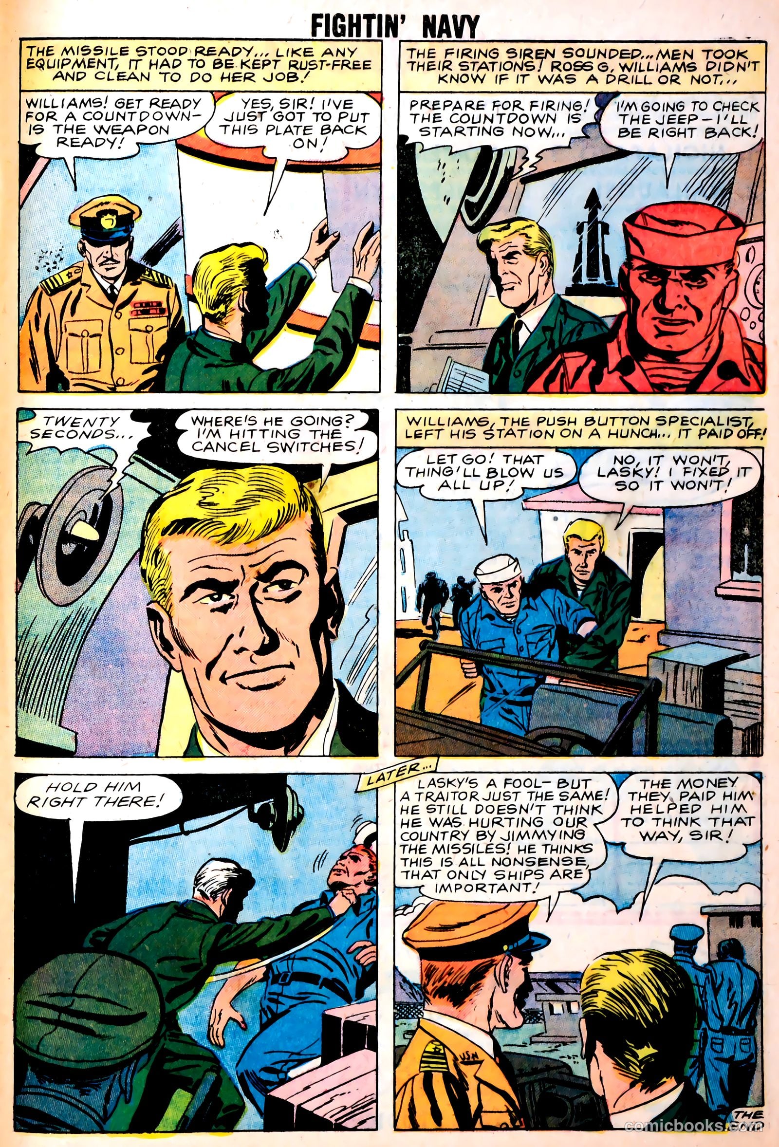 Fightin' Navy #85 (1959) — page 33 of 36