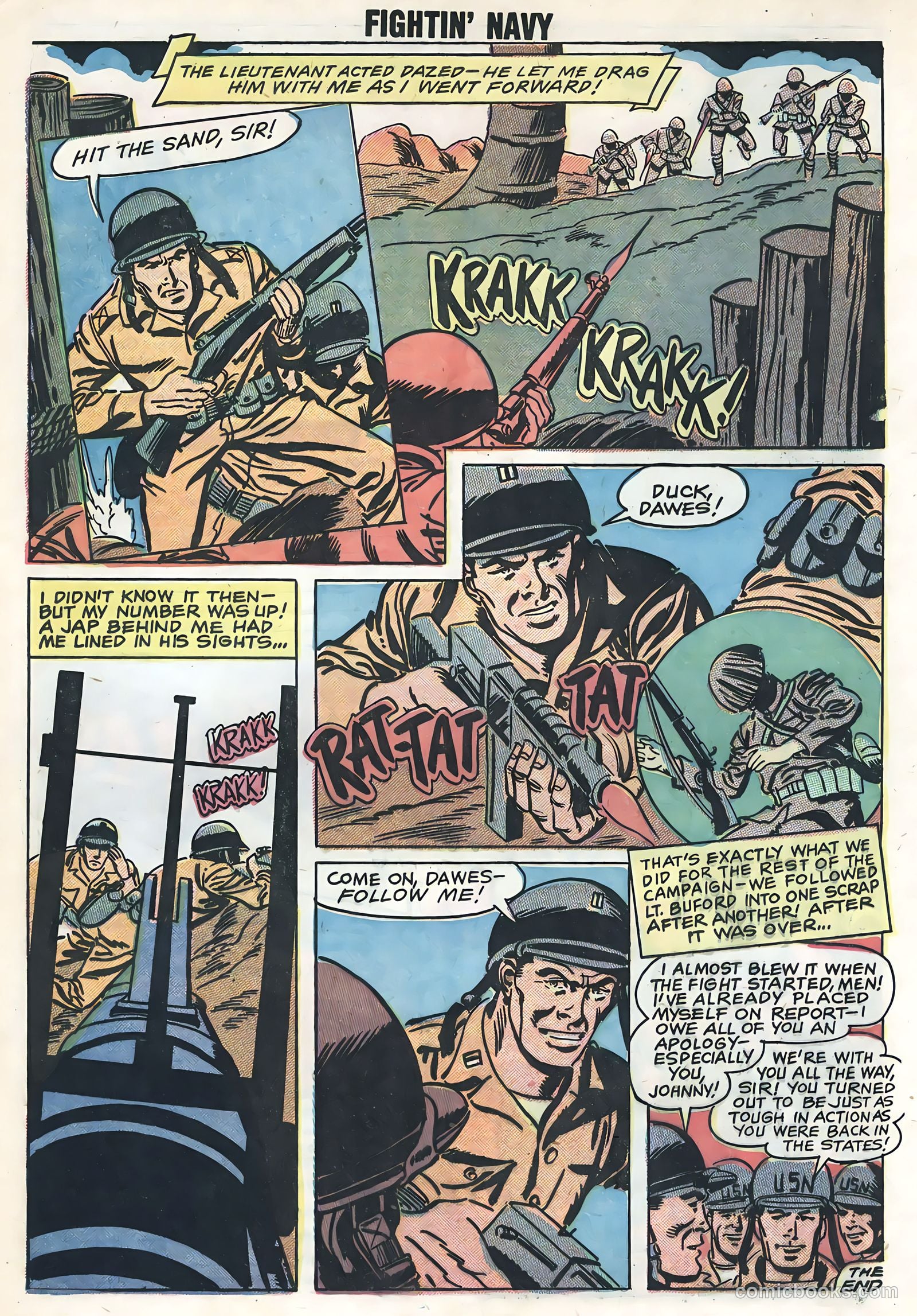 Fightin' Navy #86 (1959) — page 32 of 35
