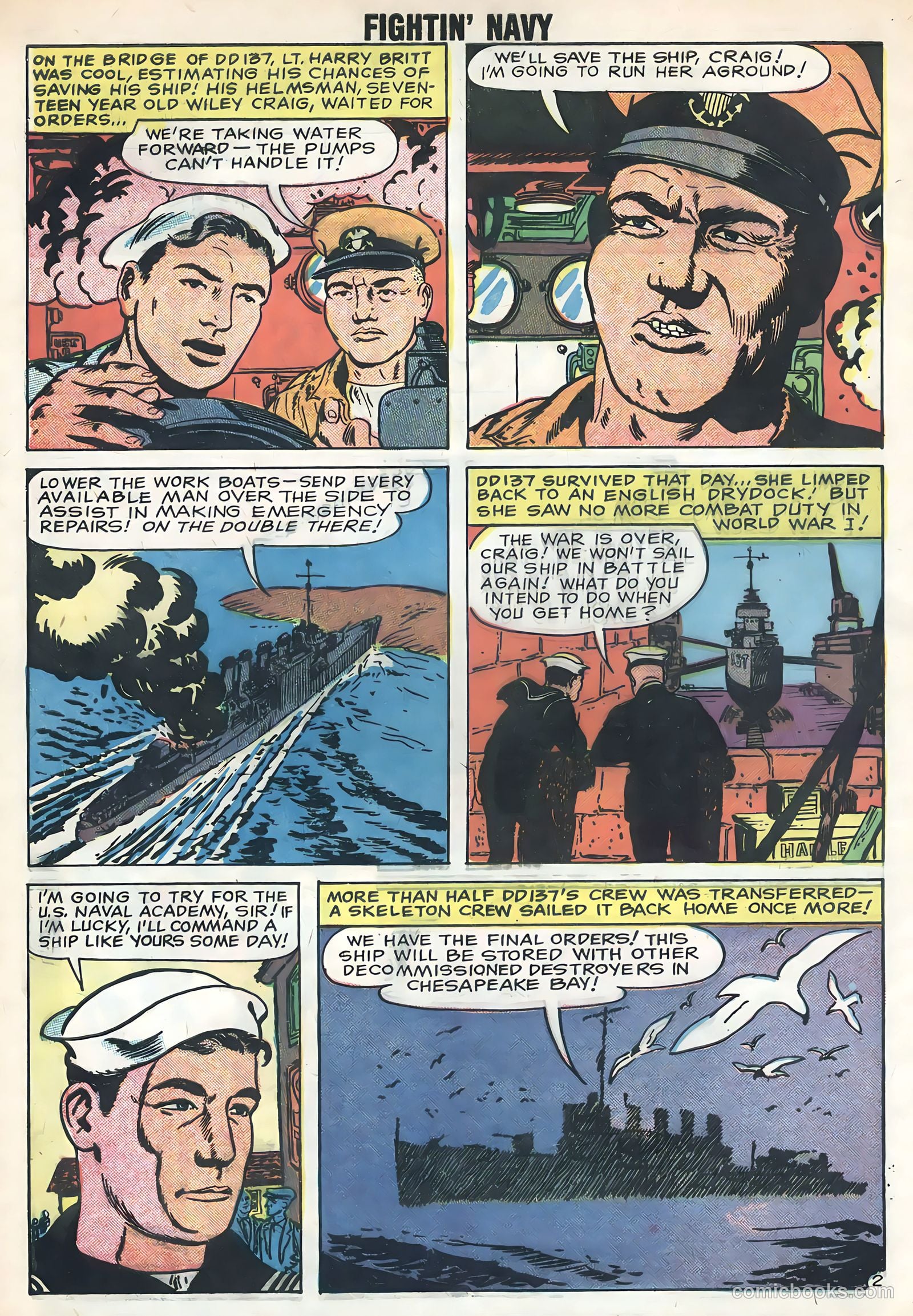 Fightin' Navy #87 (1959) — page 4 of 36