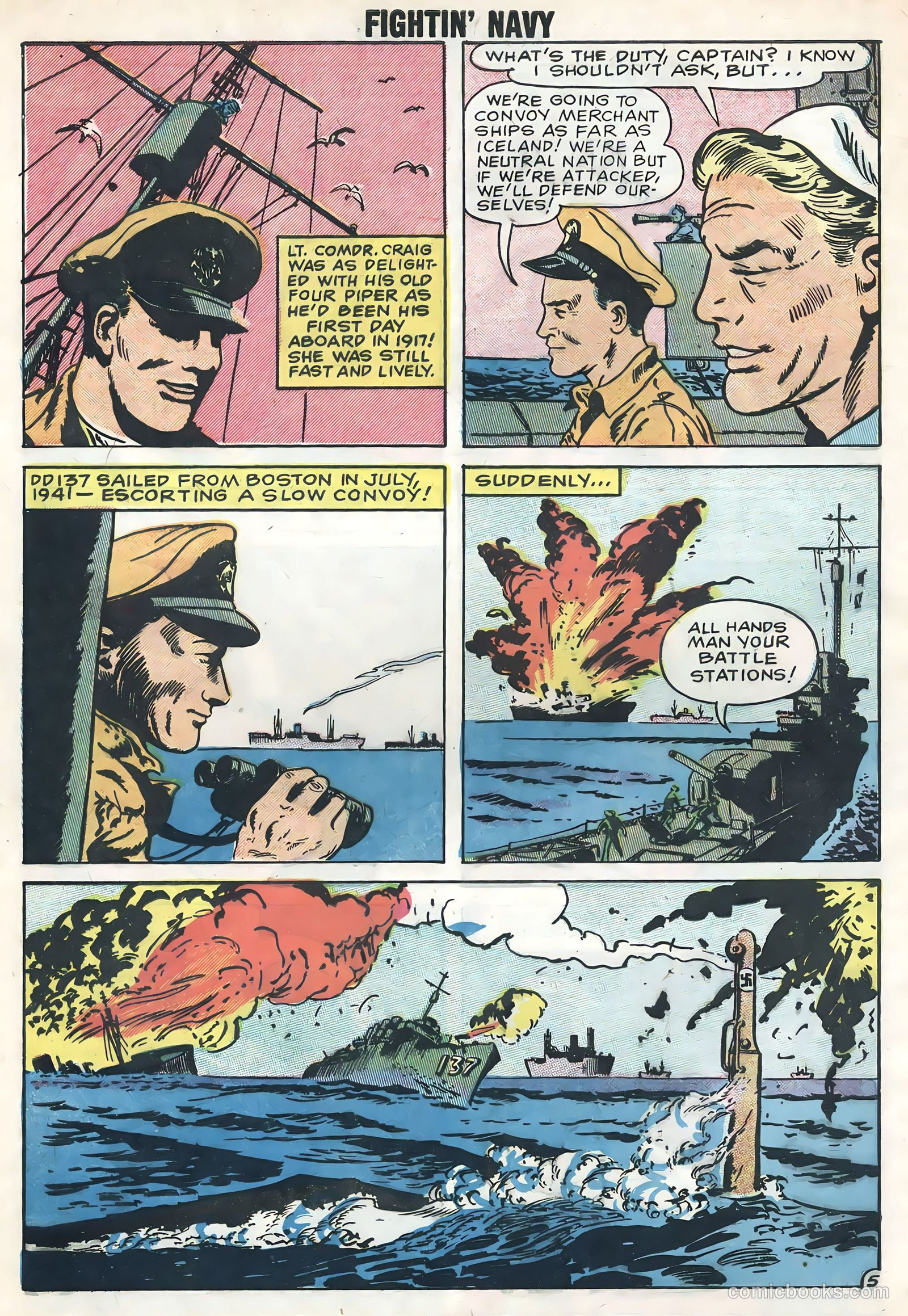 Fightin' Navy #87 (1959) — page 8 of 36