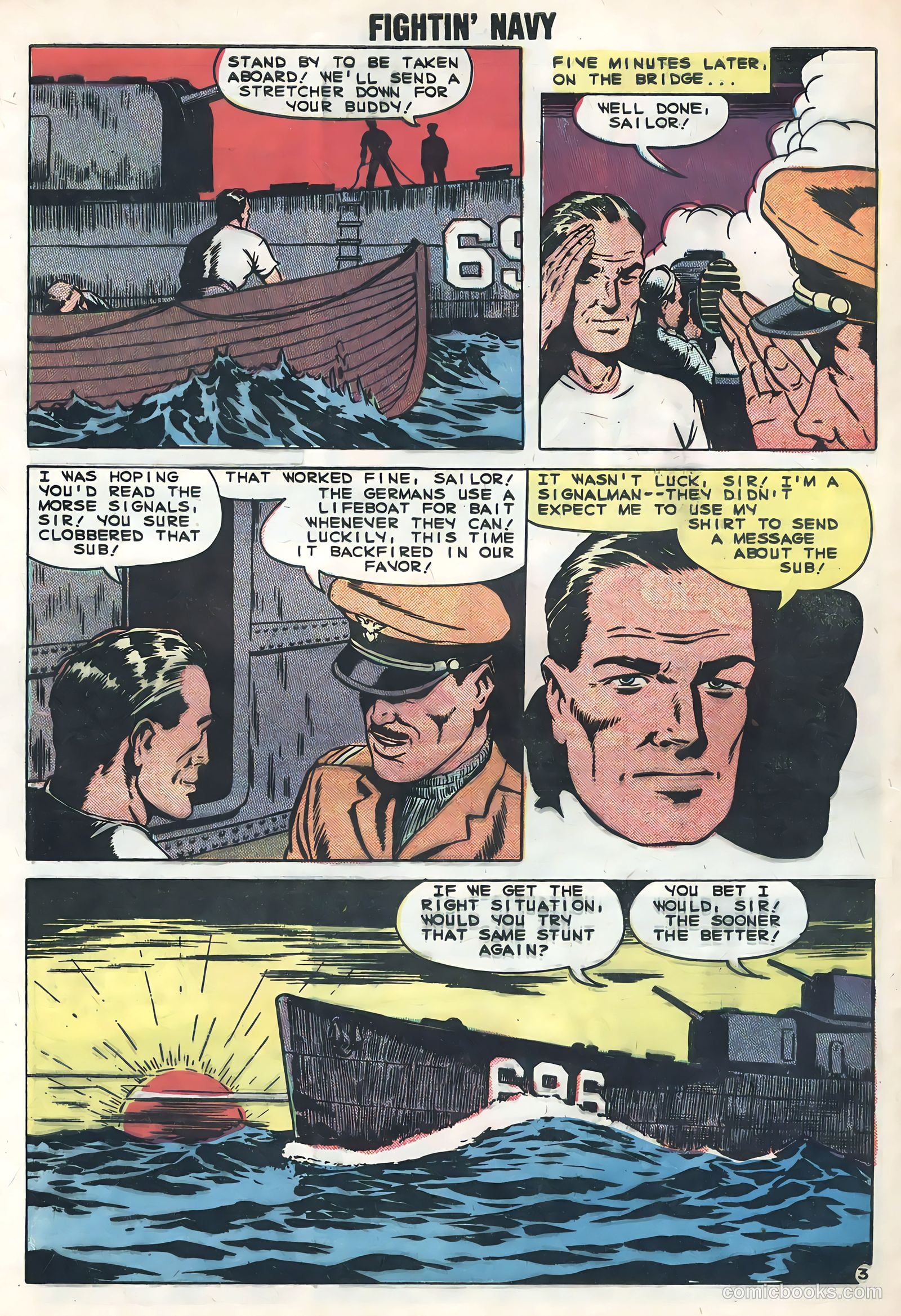 Fightin' Navy #87 (1959) — page 28 of 36