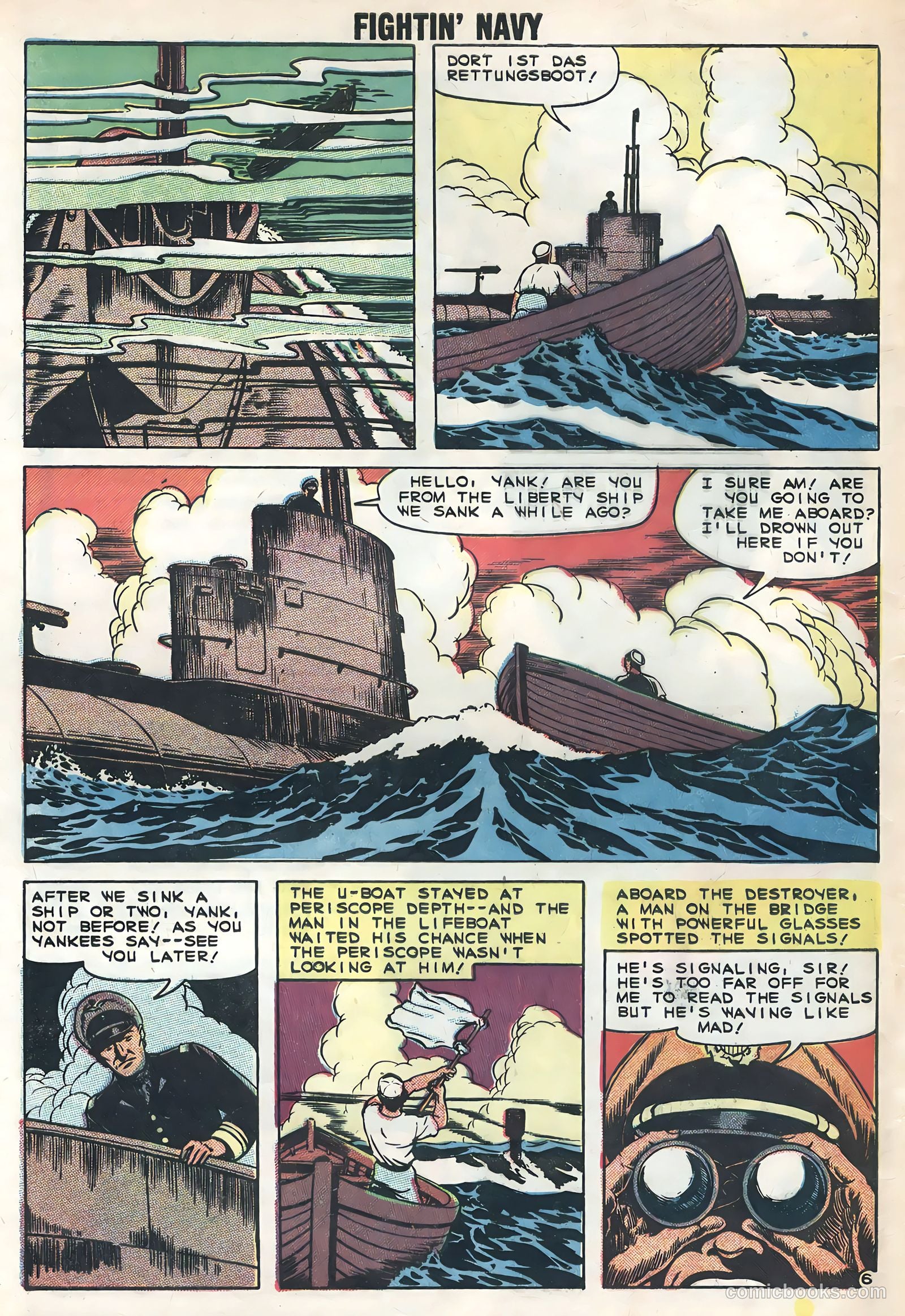 Fightin' Navy #87 (1959) — page 32 of 36